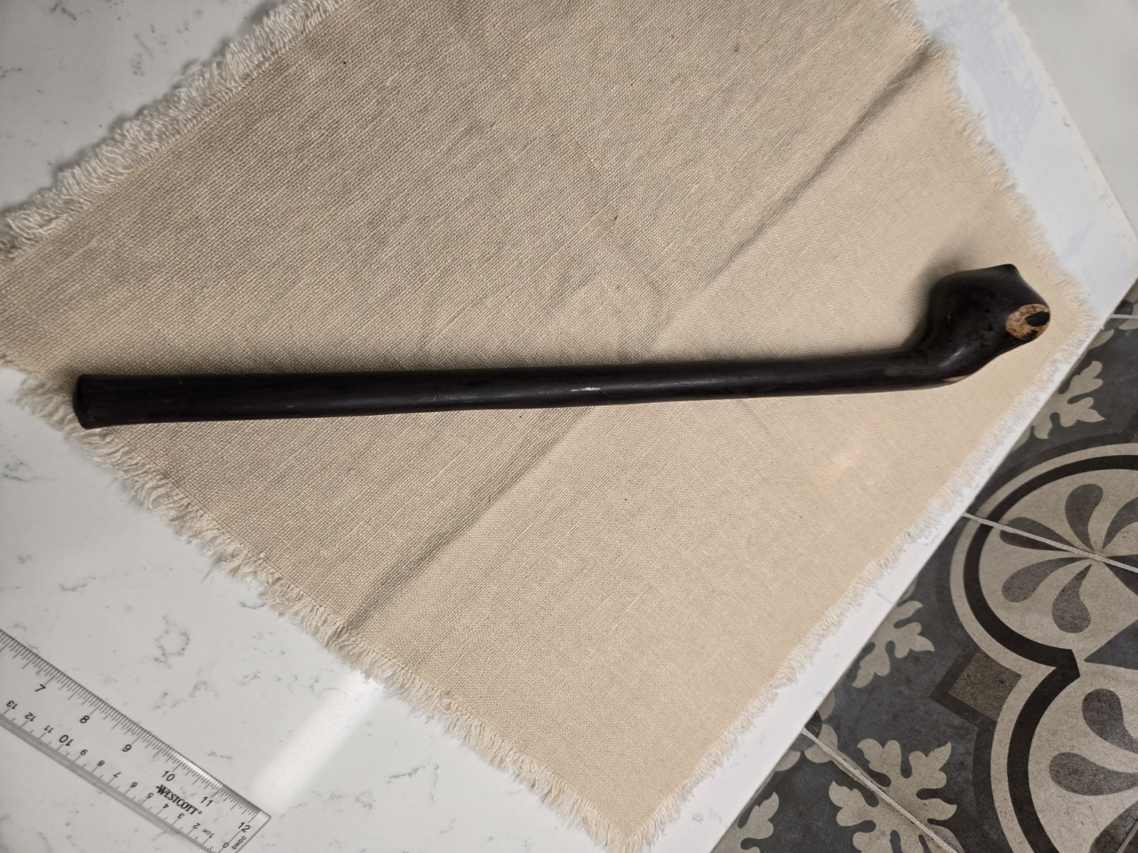 Vintage East African Maasai Rungu Throwing Club Tribal Wooden Weapon / Artifact