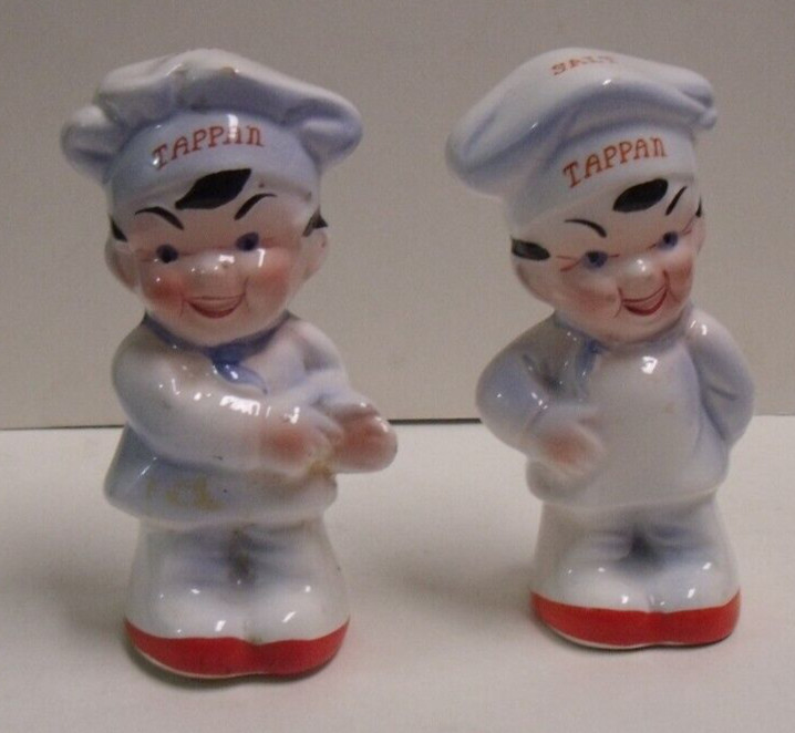 Vintage Tappan Ranges Advertising Salt & Pepper Shakers - Japan Made