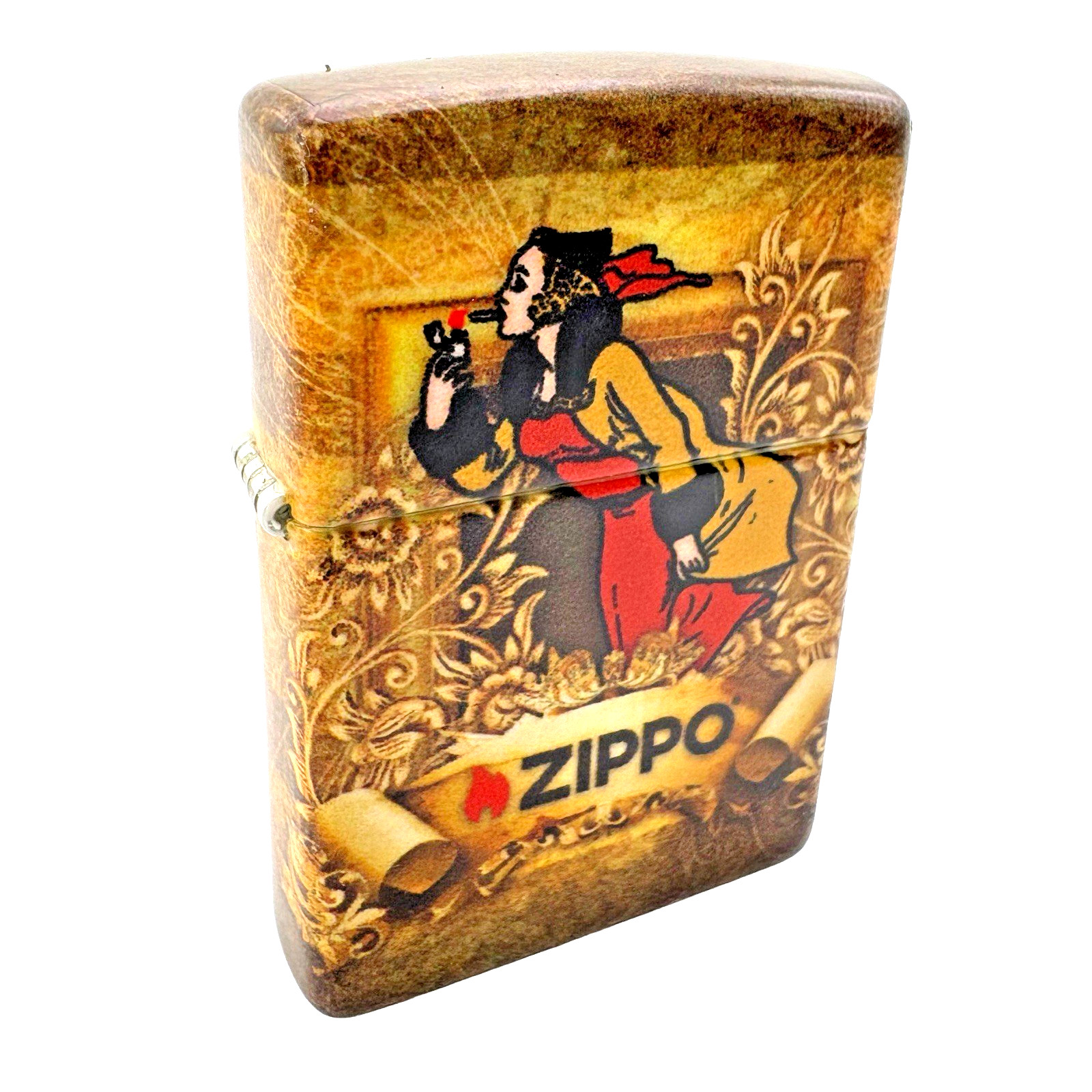 Zippo 49352 Windy Girl 540 Design Lighter New In Box - 5-Sided Art Color Sealed