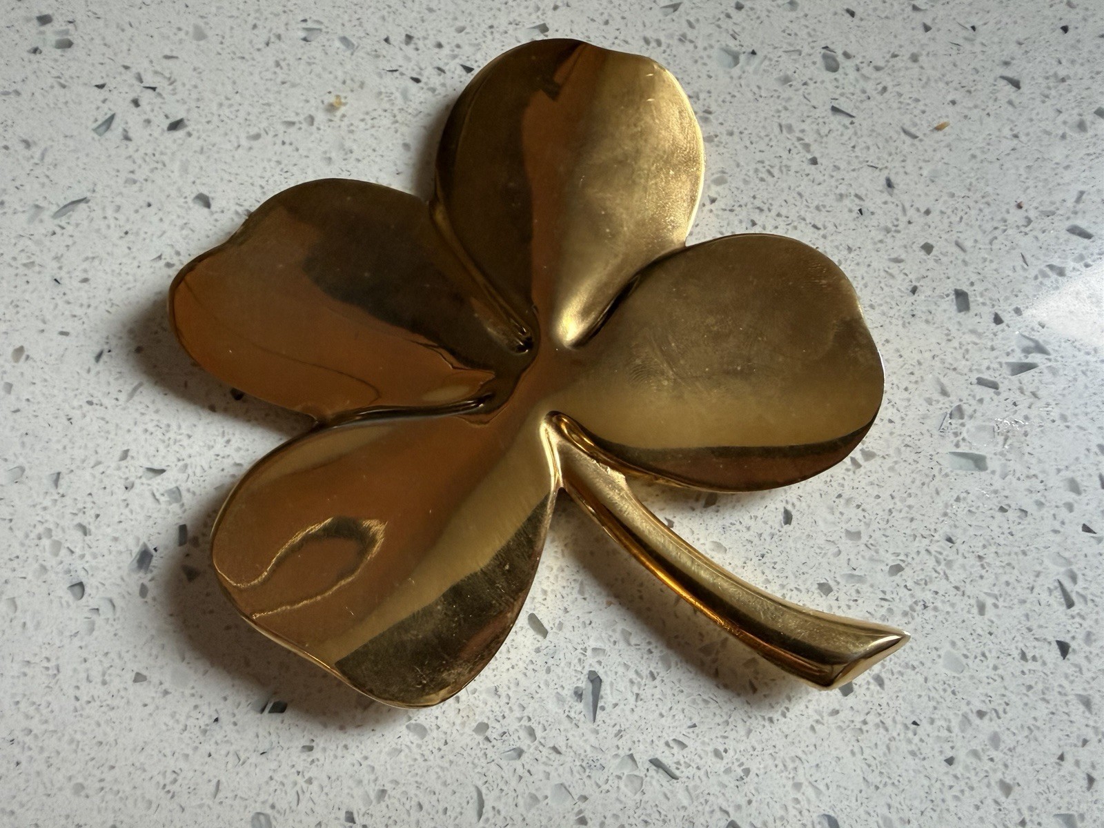 Gerity Gold Lucky Four Leaf Clover 24k Gold Plated