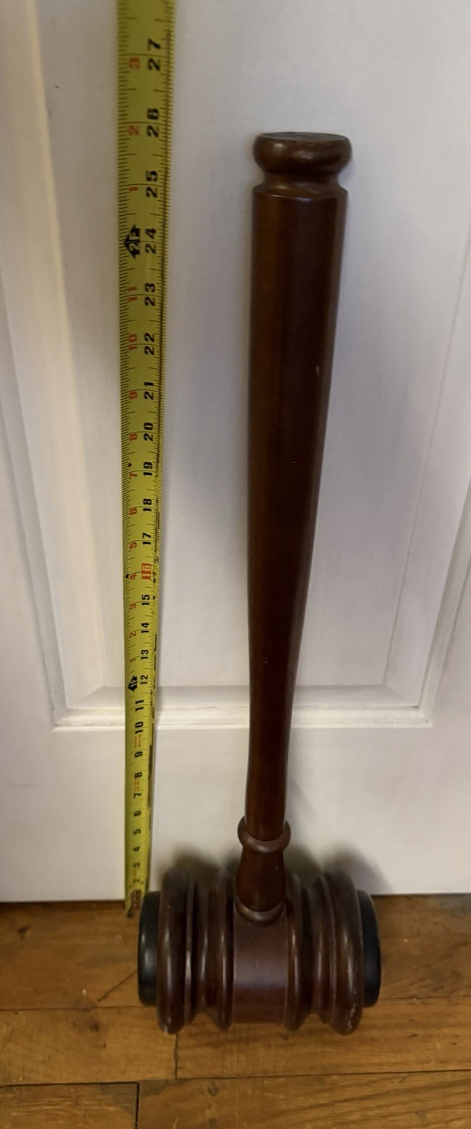 Vintage Think Big NYC Giant 27” Wood Gavel Novelty. Heavy Vintage Think Big NYC Giant 27” Wood Gavel Novelty. Heavy