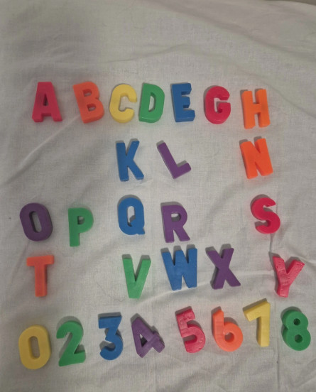 Vintage Plastic Alphabet Magnets Choose Your Own Letter Number Replacement Piece