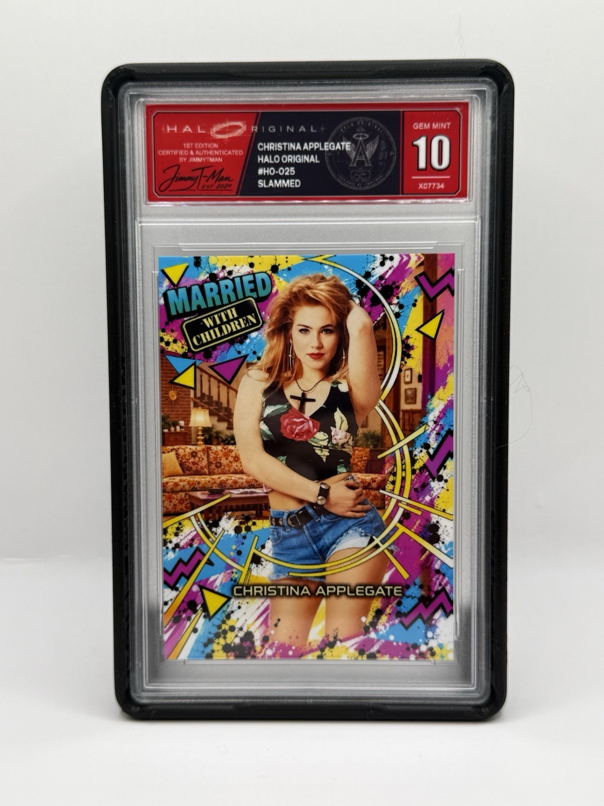 Christina Applegate Card Fan Art Married With Children Slammed Slab Kelly Bundy