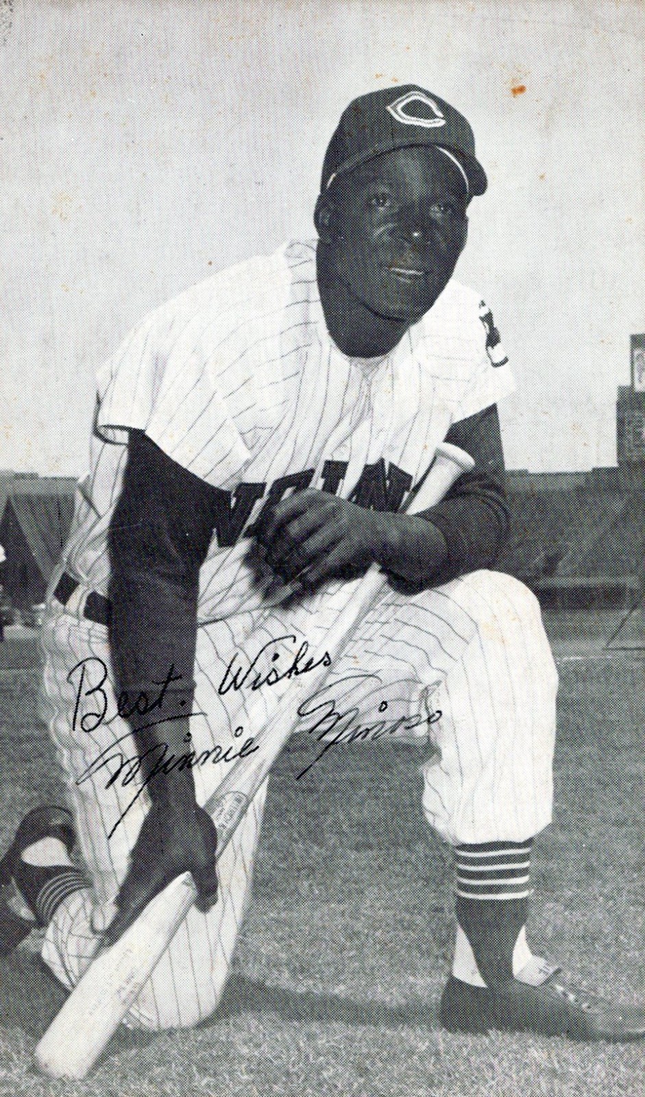 1950s CUBA CUBAN BASEBALL HOF ORESTES MINOSO POSTCARD ORIG PHOTO MA39