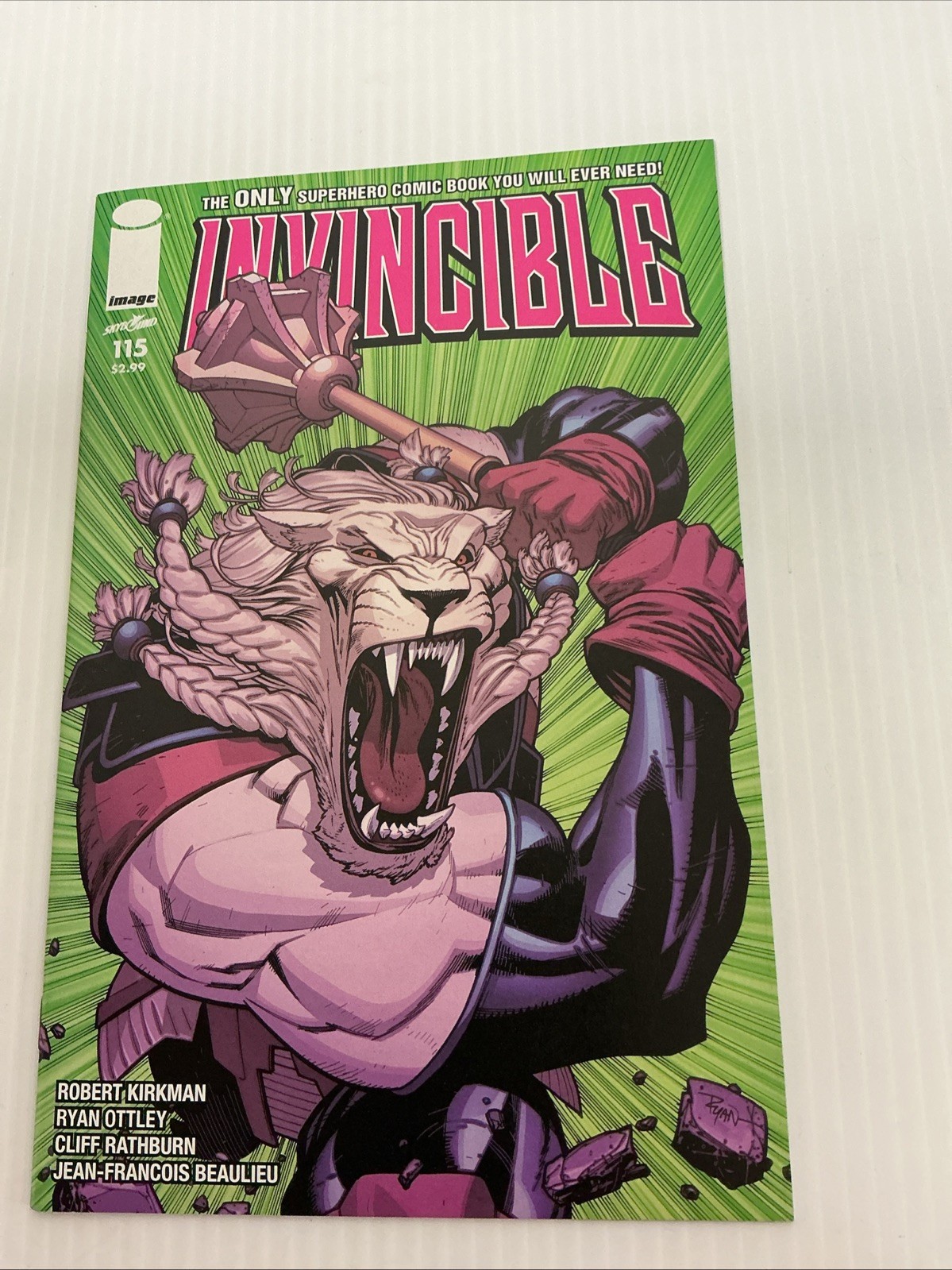 Invincible #115 (Image Comics Malibu ) BATTLE BEAST   VERY FINE TO NEAR MINT