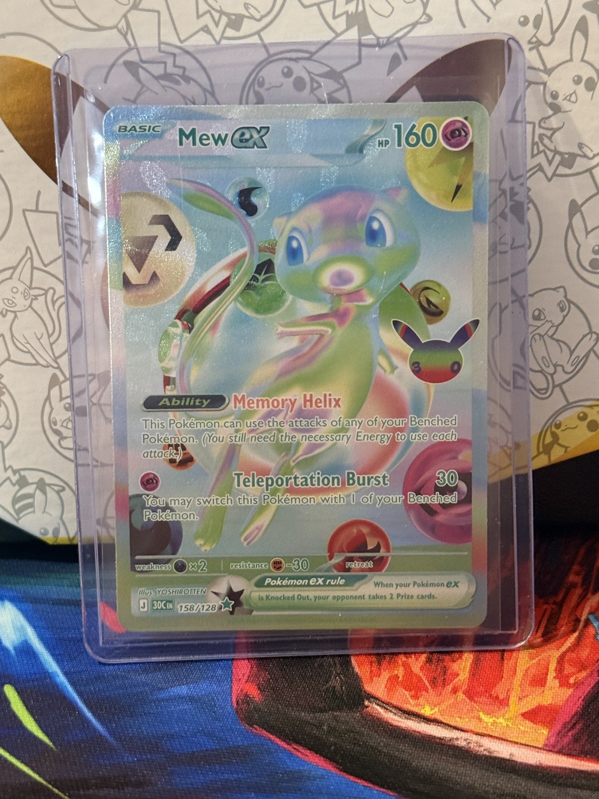 Mew Ex Future Rarity ENG 30th Anniversary 158/128 🔥 SHIPS ASAP ￼