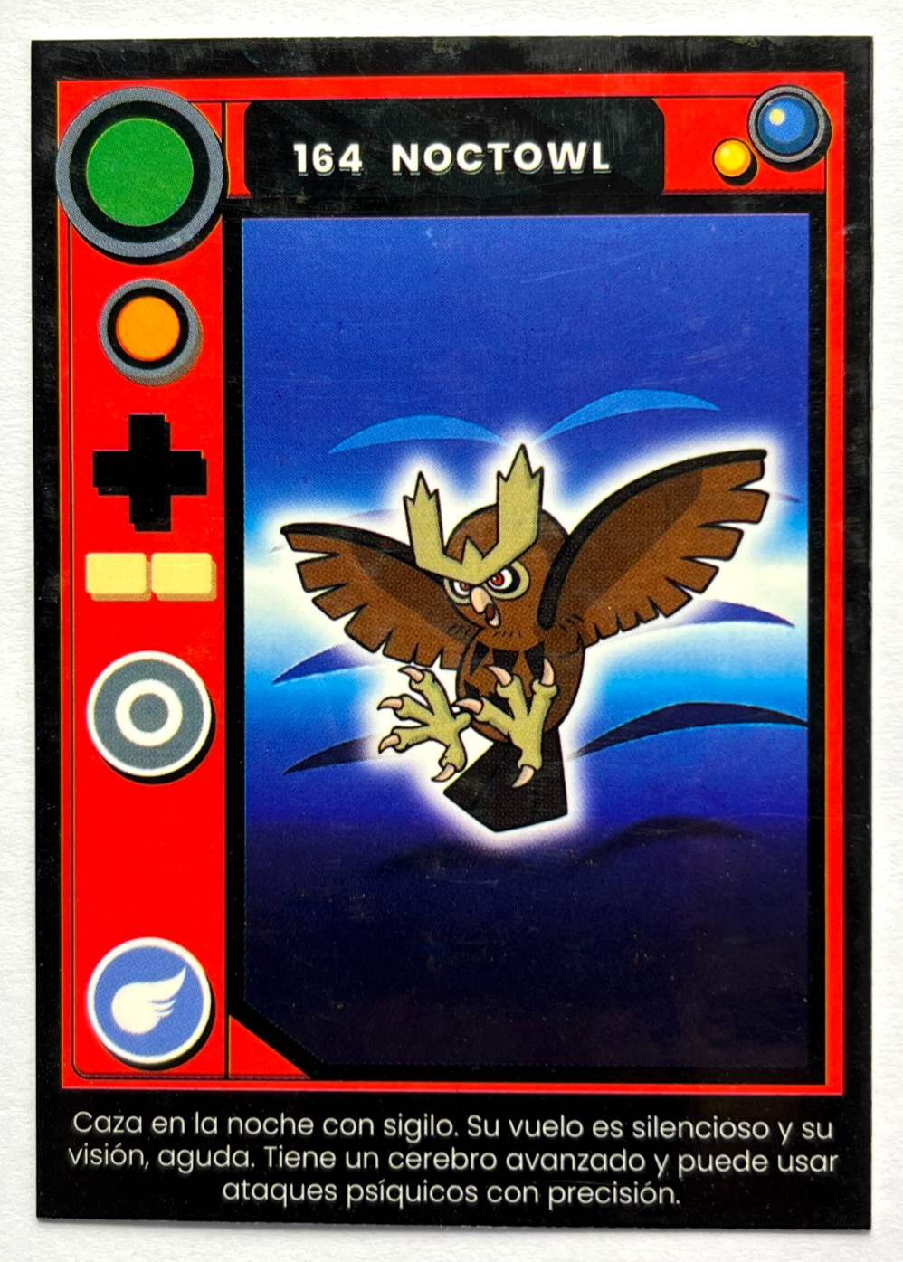 2025 POKEMON POKEDEX FH 3 Johto Card #013 NOCTOWL Peru