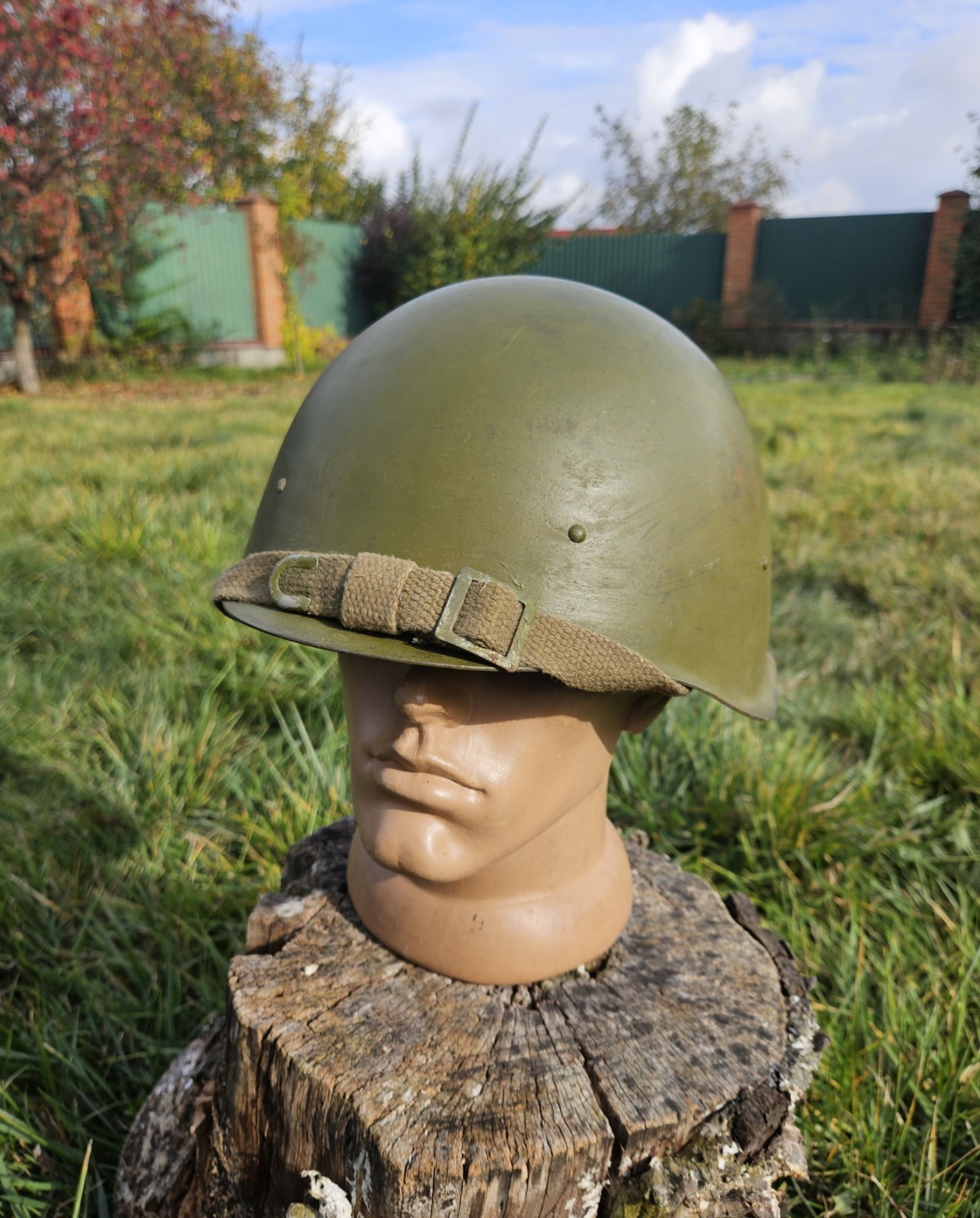 Original Military Helmet SSH 40 Steel WW2  Soviet Army RKKA WWII Size-2 Russian