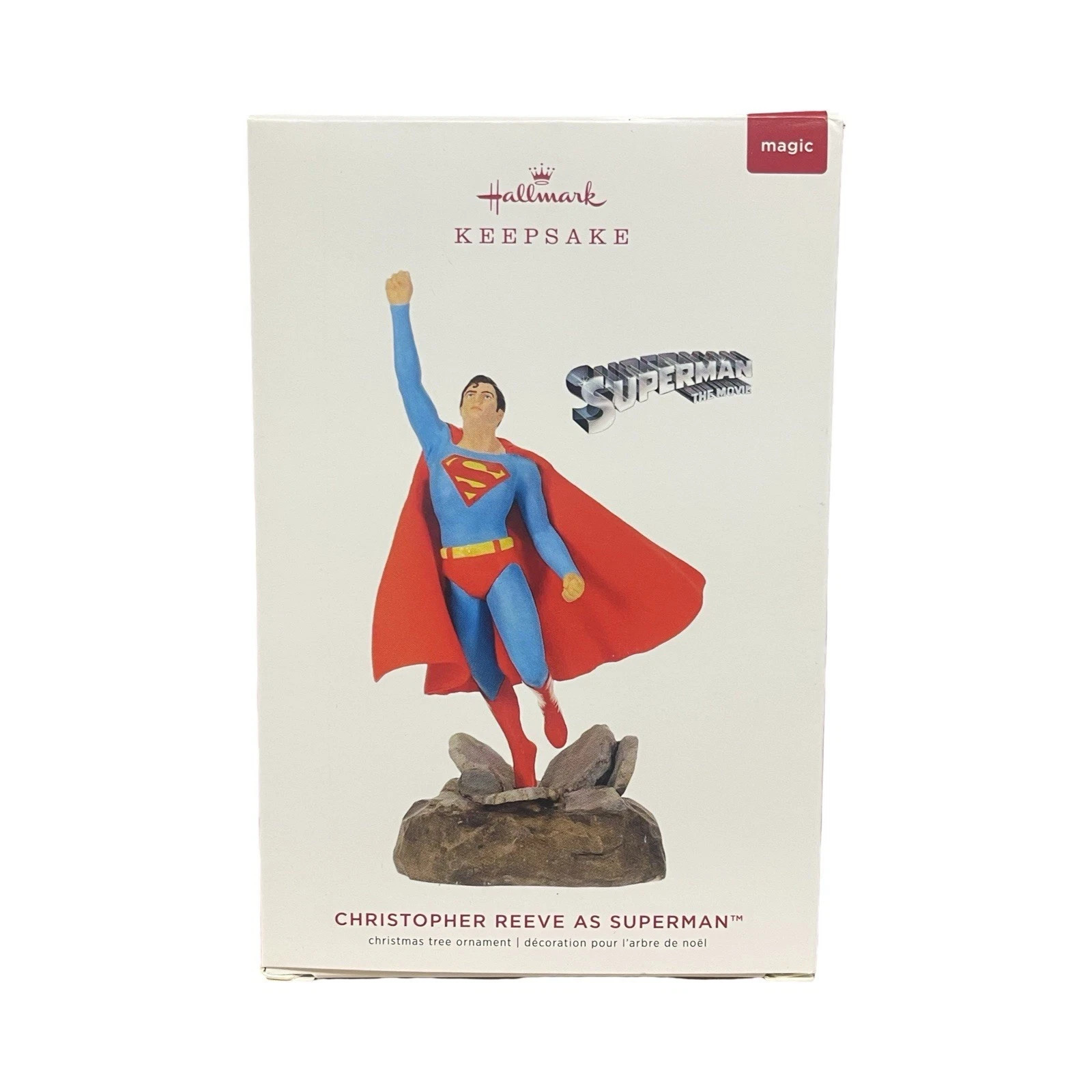 2019 Hallmark Christopher Reeve As Superman Ornament - DC Comics - -- 824-283