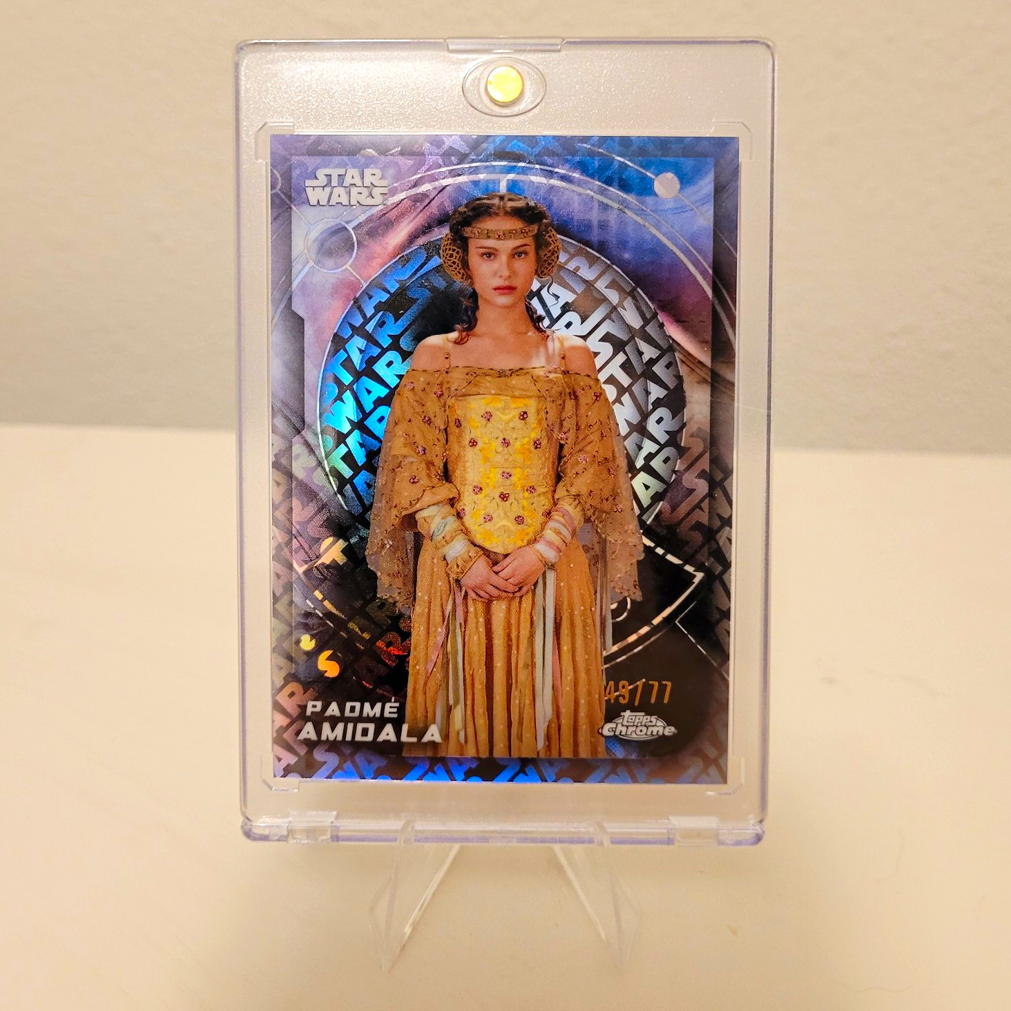 Topps 2026 Topps Chrome Star Wars Padmé Amidala #132 Serial #49/77