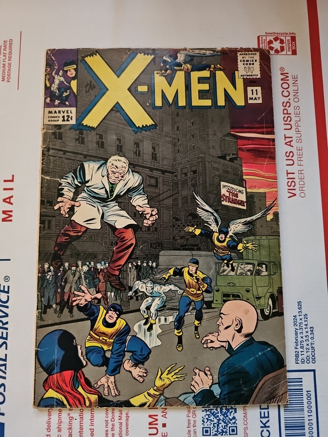 X-MEN #11   1st STRANGER   STAN LEE Story   JACK KIRBY Art    VG+ Range 