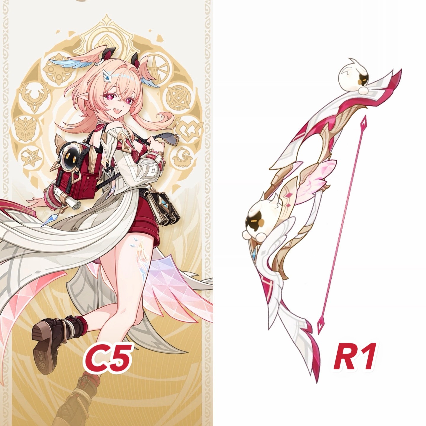 Genshin Impact NA AR55 C6 Linnea + Signature Weapon