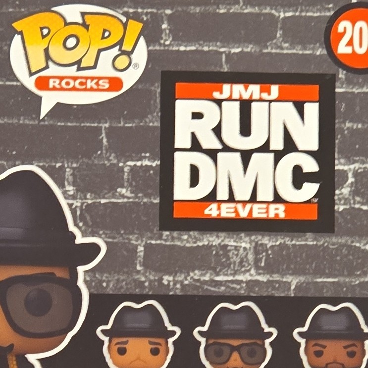 Funko Pop Rocks Run -  DMC , Jam Master Jay 3-Pack Vinyl #199-201 New 