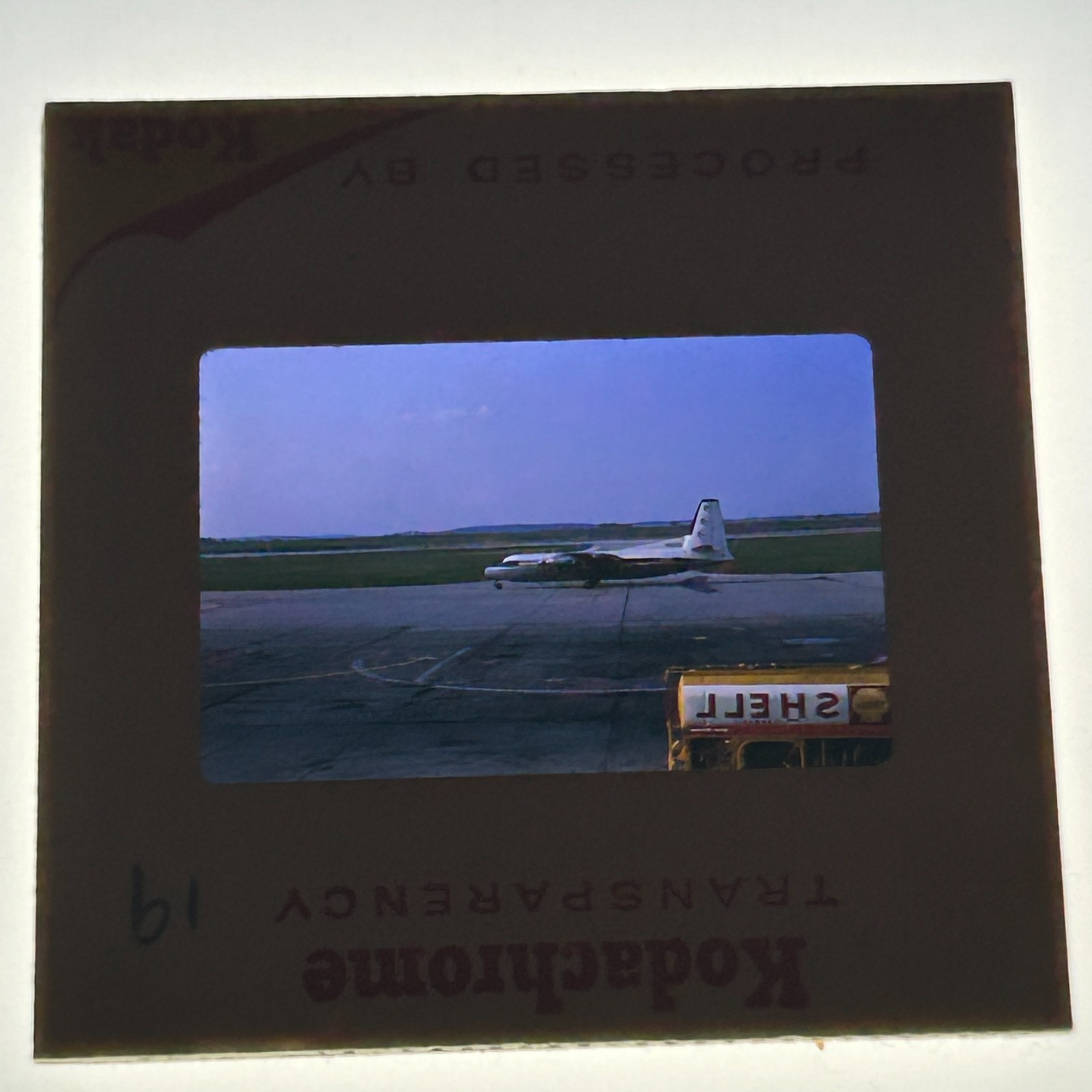 Vtg 1960s Original 35mm Color Slide Kodachrome CID Ozark Airlines F-27 19 Vtg 1960s Original 35mm Color Slide Kodachrome CID Ozark Airlines F-27 19