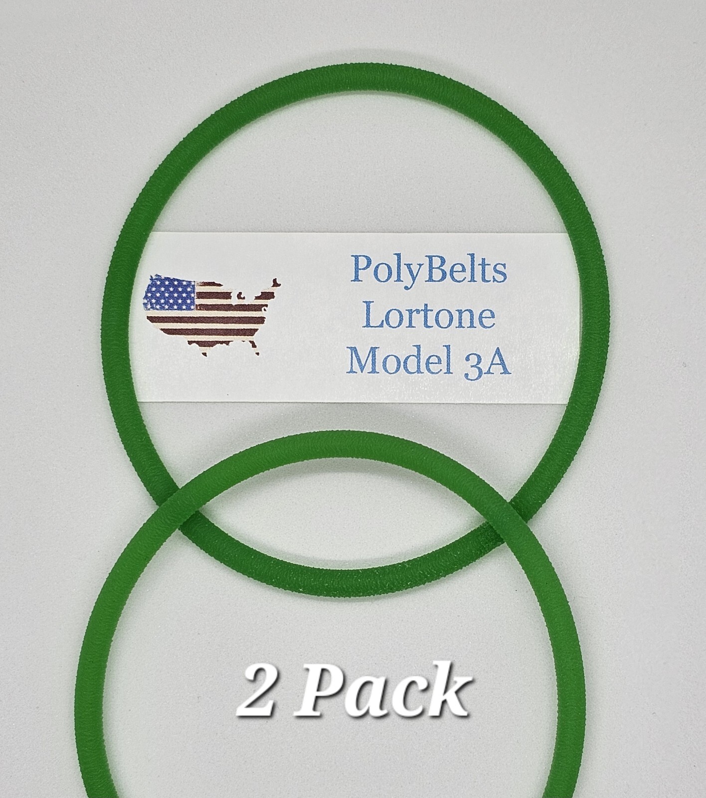  Lortone Model 3A  Replacement  Belt (Polyurethane) 2-Pack 