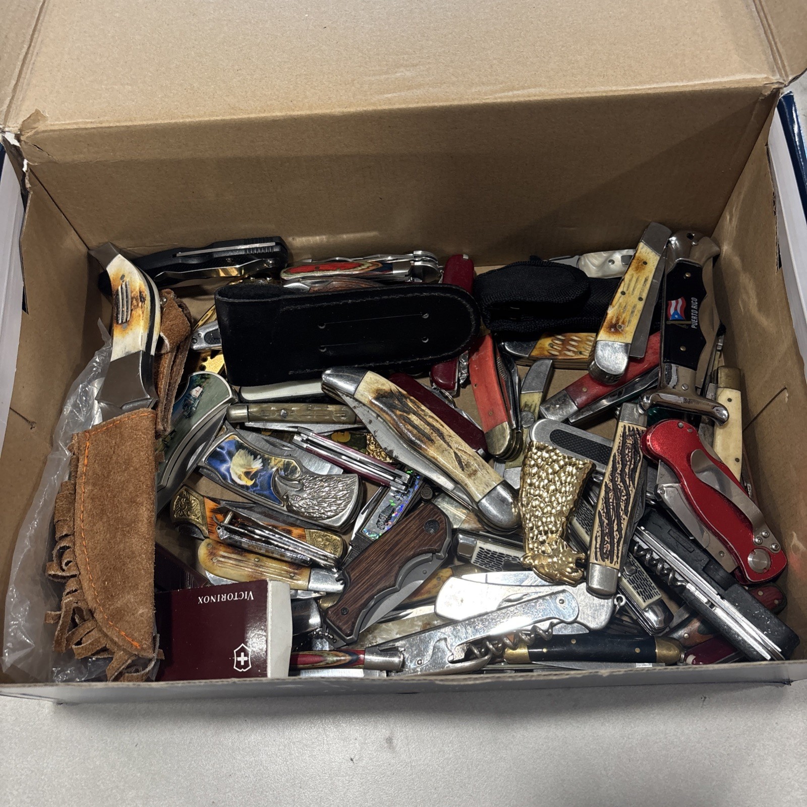 Lot Of Around 60 Mixed Knives Some Older Some Newer AS IS HOW IS 