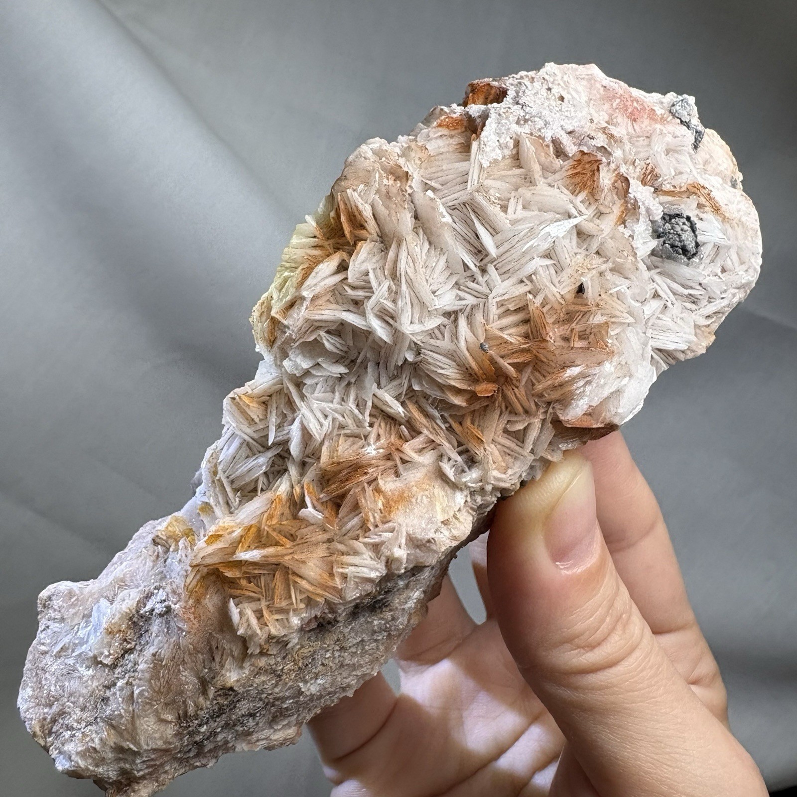 Large Cerussite & Barite Crystal - Morocco Luster Raw Mineral Natural Specimen