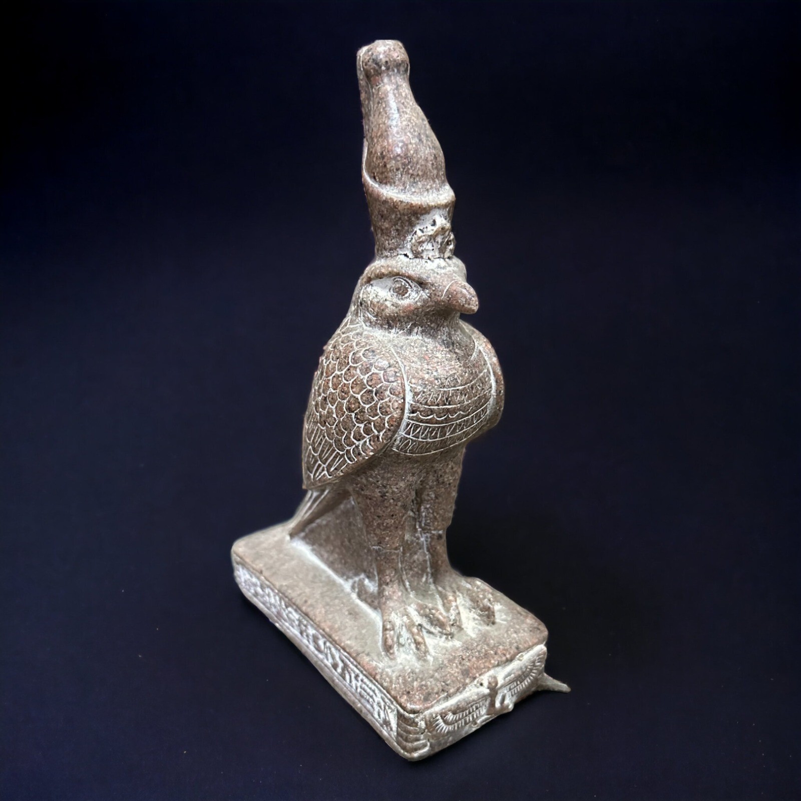 Ancient Egyptian Antique Horus Sky God Statue Rare Pharaonic Mythology BC