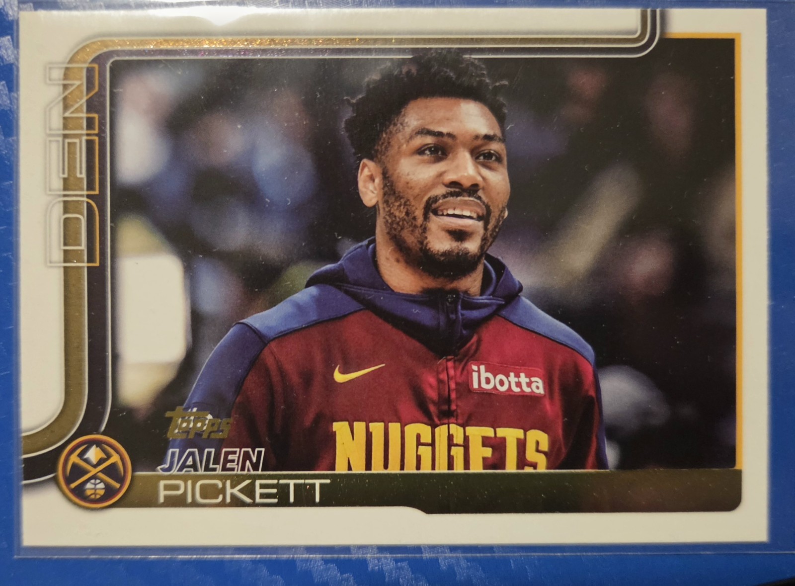 2025-26 Topps Flagship Jalen Pickett #107 Gold Mirror SSP 