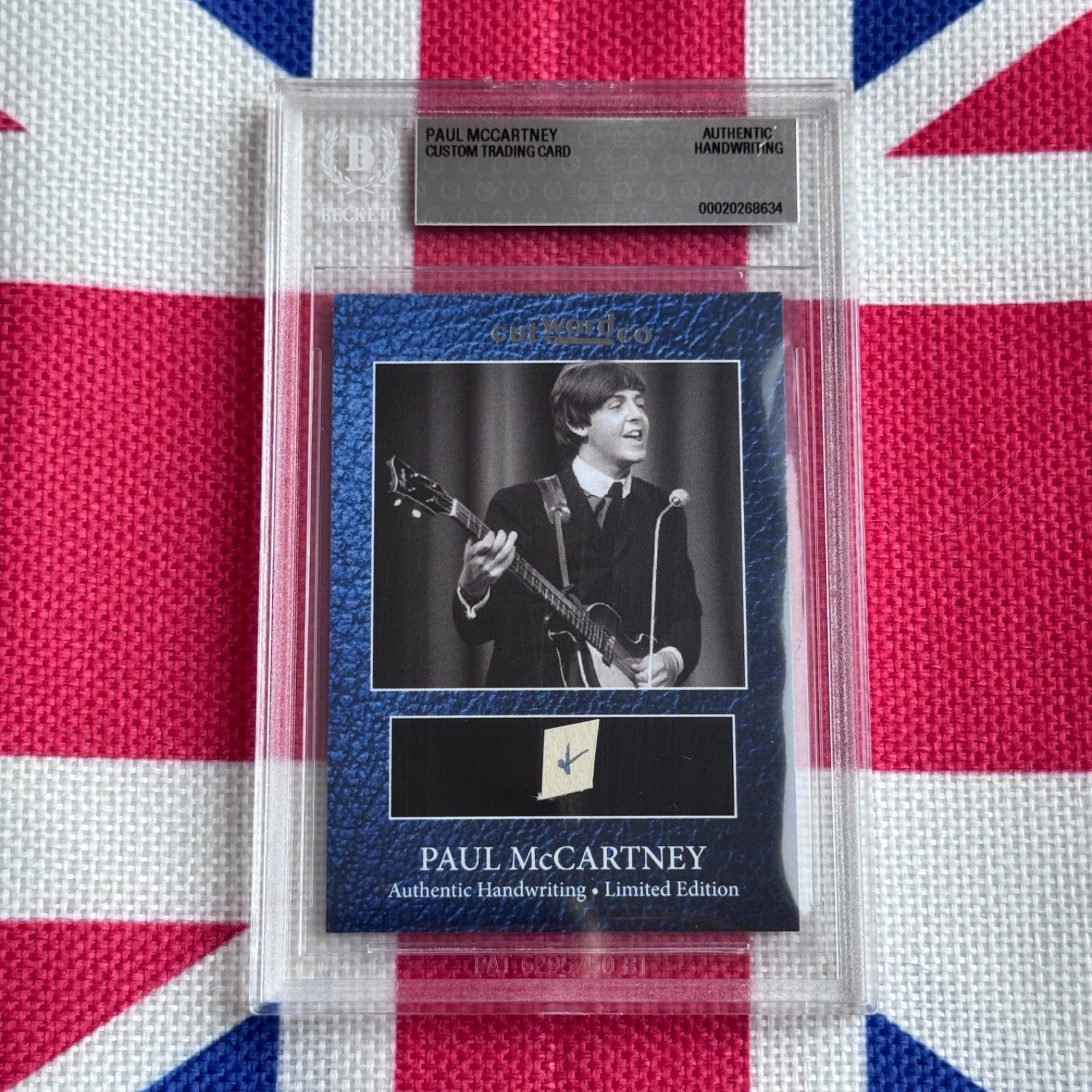 Paul McCartney Handwritten Word the Beatles Cut From a Beckett Autograph