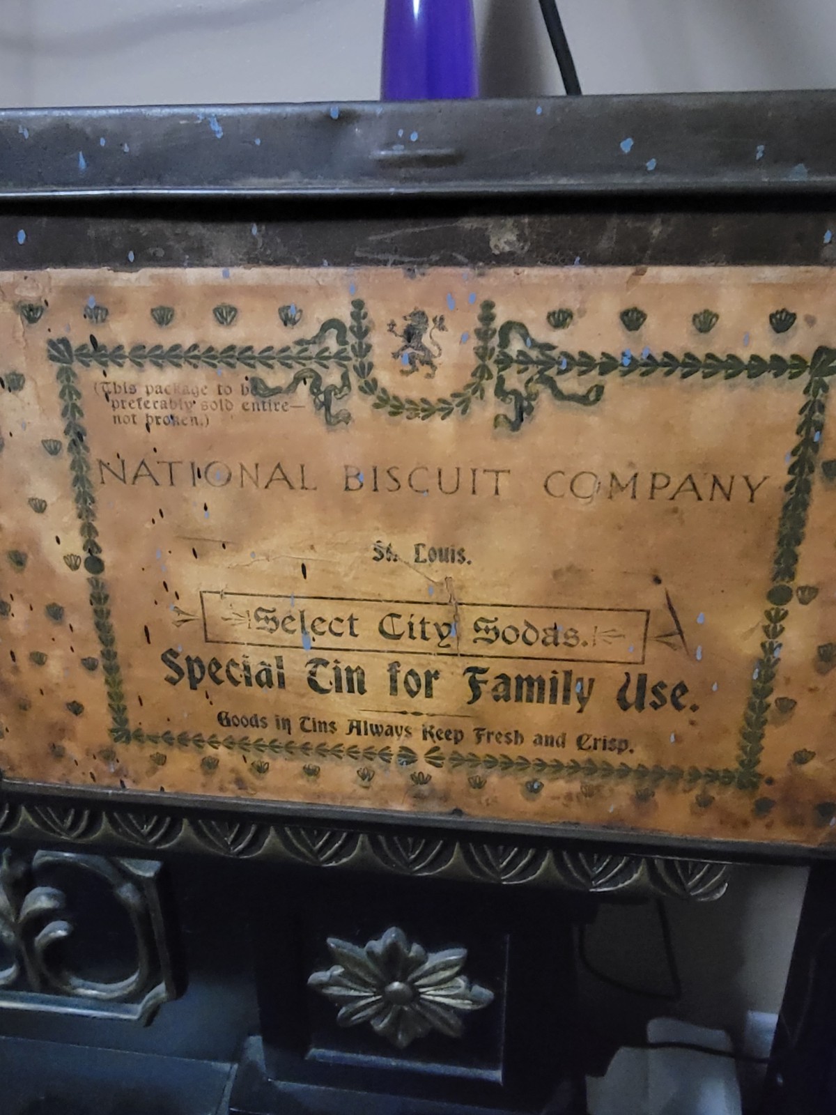 National Biscuit Company Tin Old