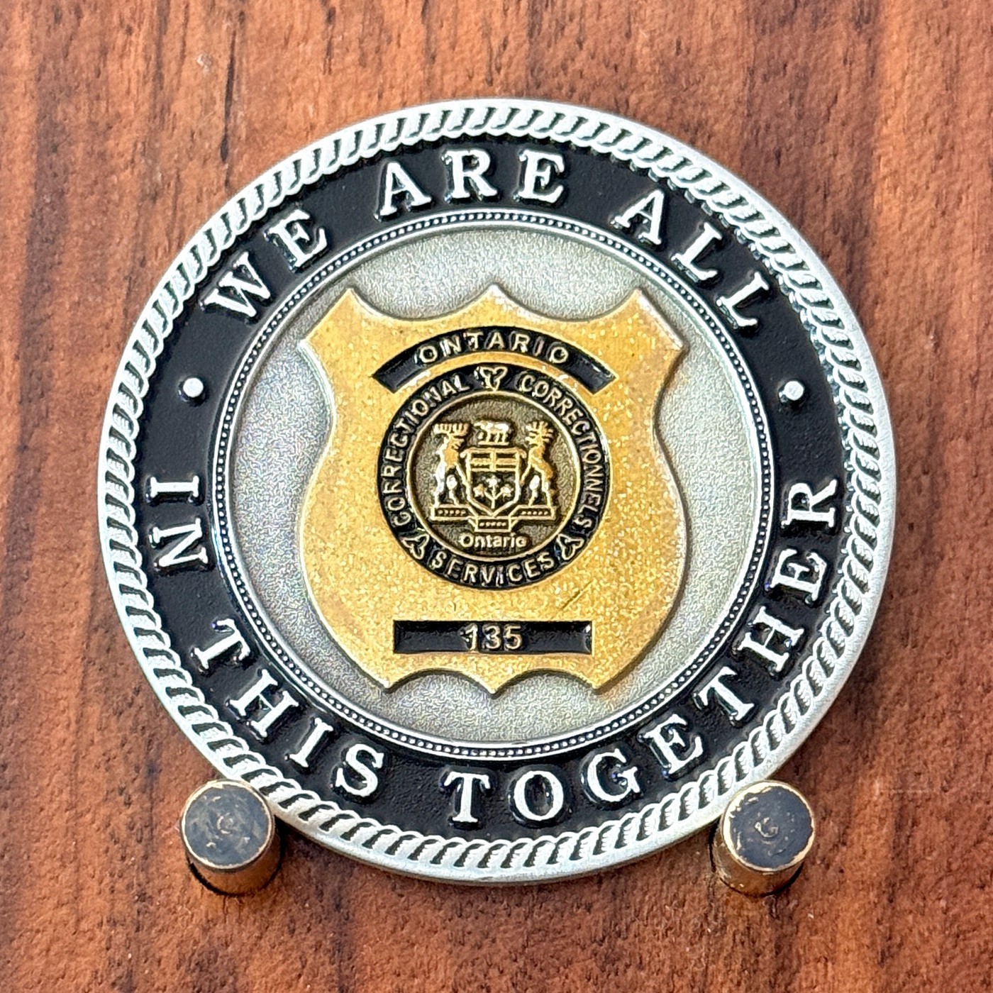 Ontario Correctional Services South West Detention Centre Challenge Coin  W#31