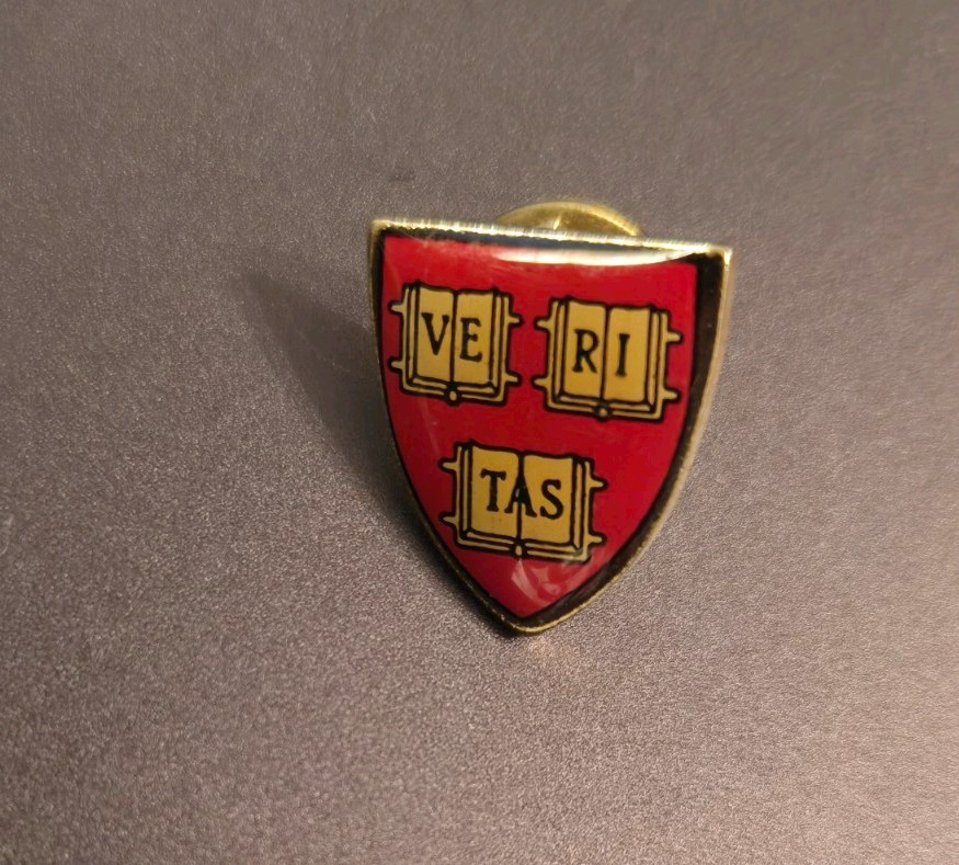 Harvard University Distinctive Unit Insignia Lapel Pin