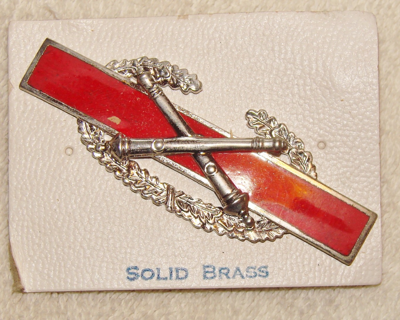 Rare Korean War Combat Artillery Badge Pin - Like CIB 