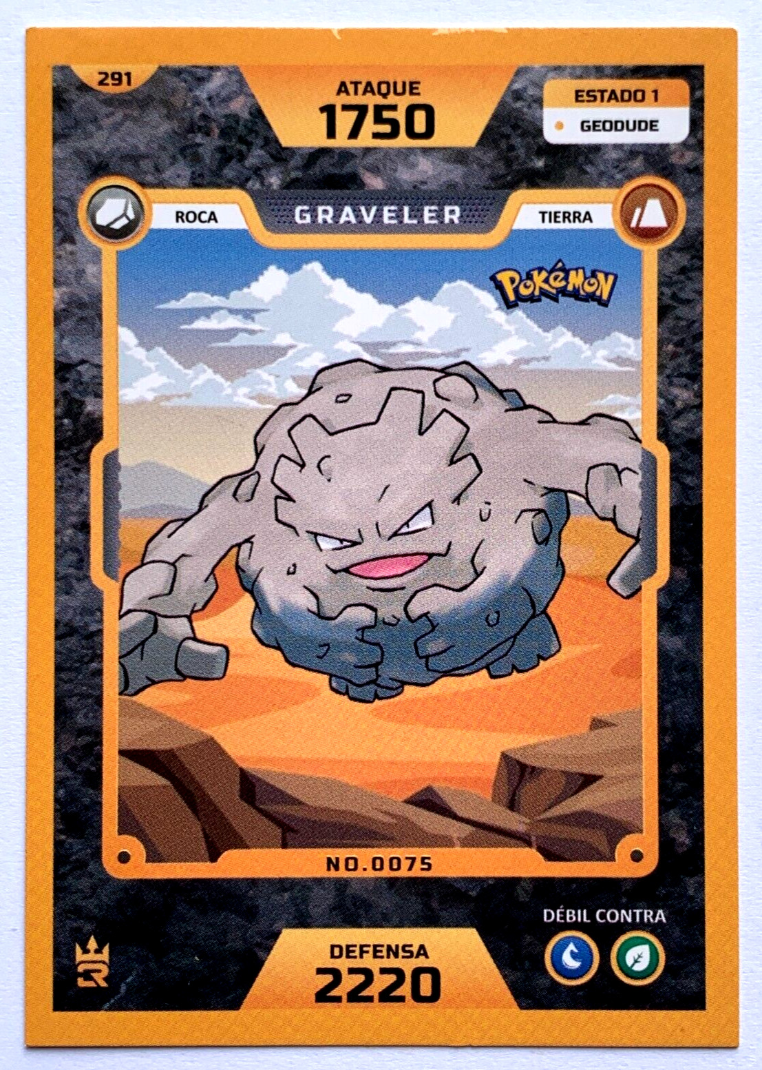 CARD POKEMON MASTER JOURNEYS 3R #291 GRAVELER 2023 PERU Edition TCG