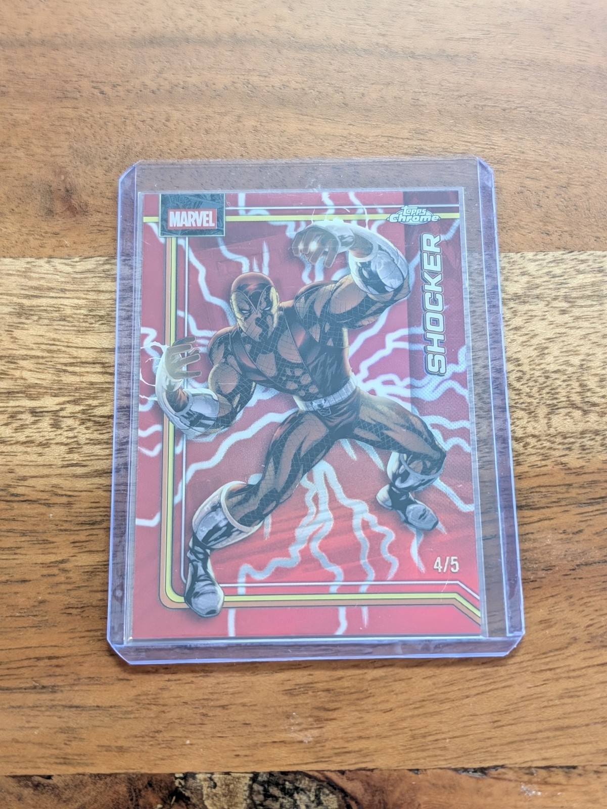 2026 Topps Marvel Chrome Shocker /5 Red Storms Lightning