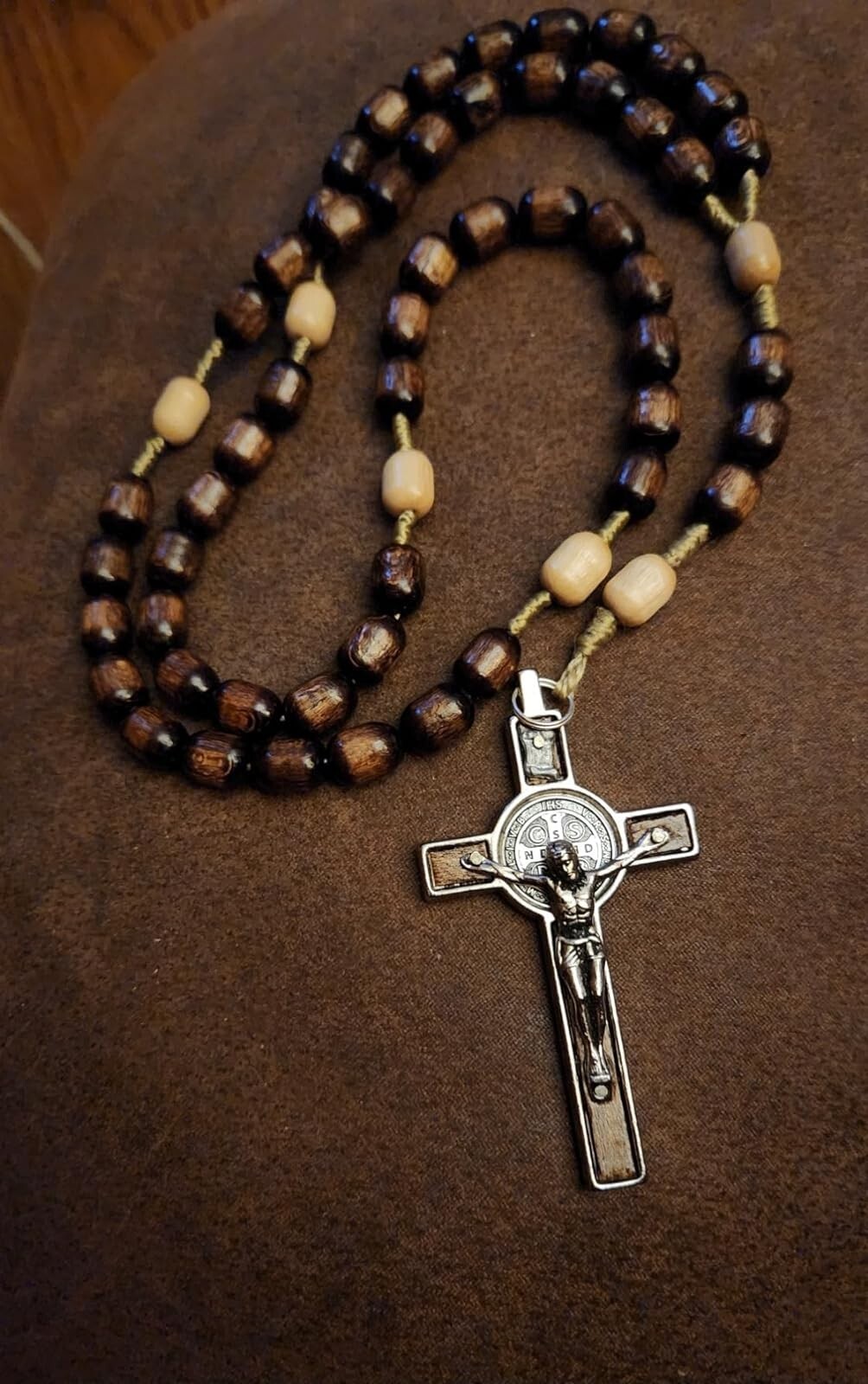 Made in Italy Rosary Blessed by Pope Francis Vatican Rome Holy Father Medal New