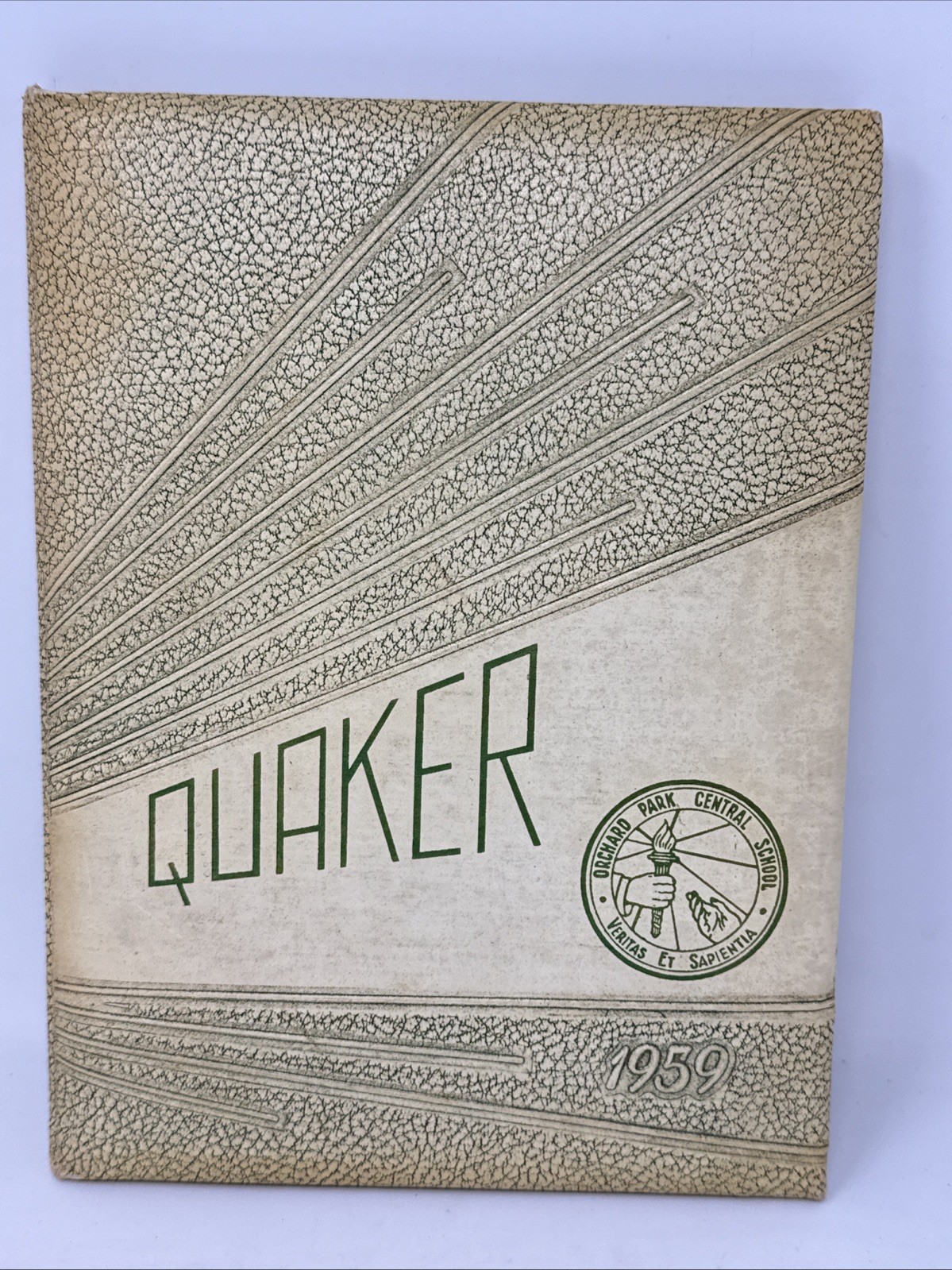 The Quaker 1959 Yearbook 7-12 Orchard Park NY High School Middle Signatures