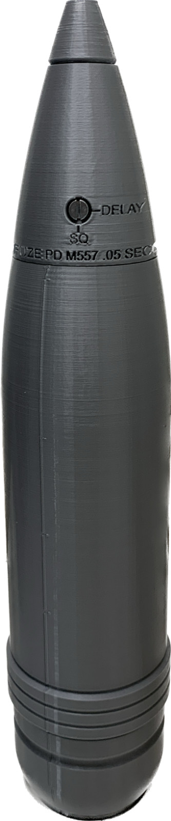 1:1 75mm Sky Sweeper Shell - Life Size- Replica- ALL PLASTIC