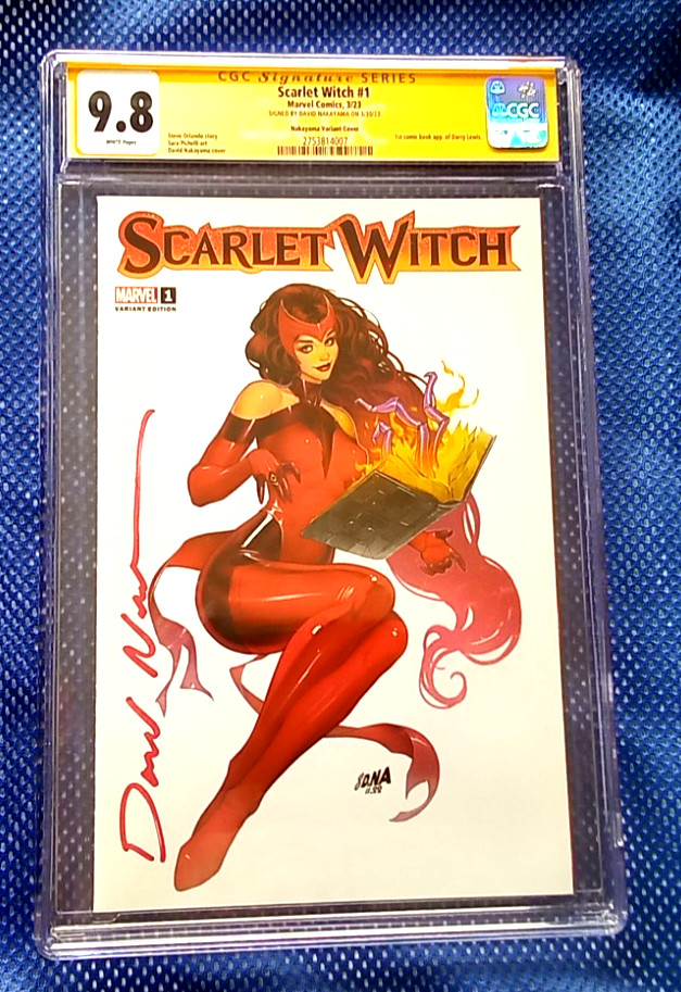 SCARLET WITCH #1 (3/23) Nakayama Variant Cover CGC SIGNATURE SERIES 9.8