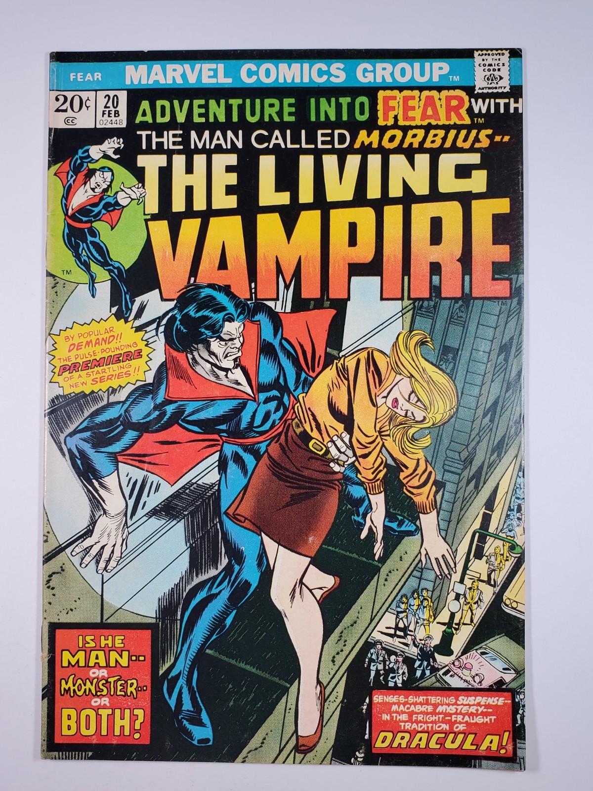 Fear (Adventure Into) #20 FN/VF 1974 Key Issue 1st Solo Morbius Story Marvel