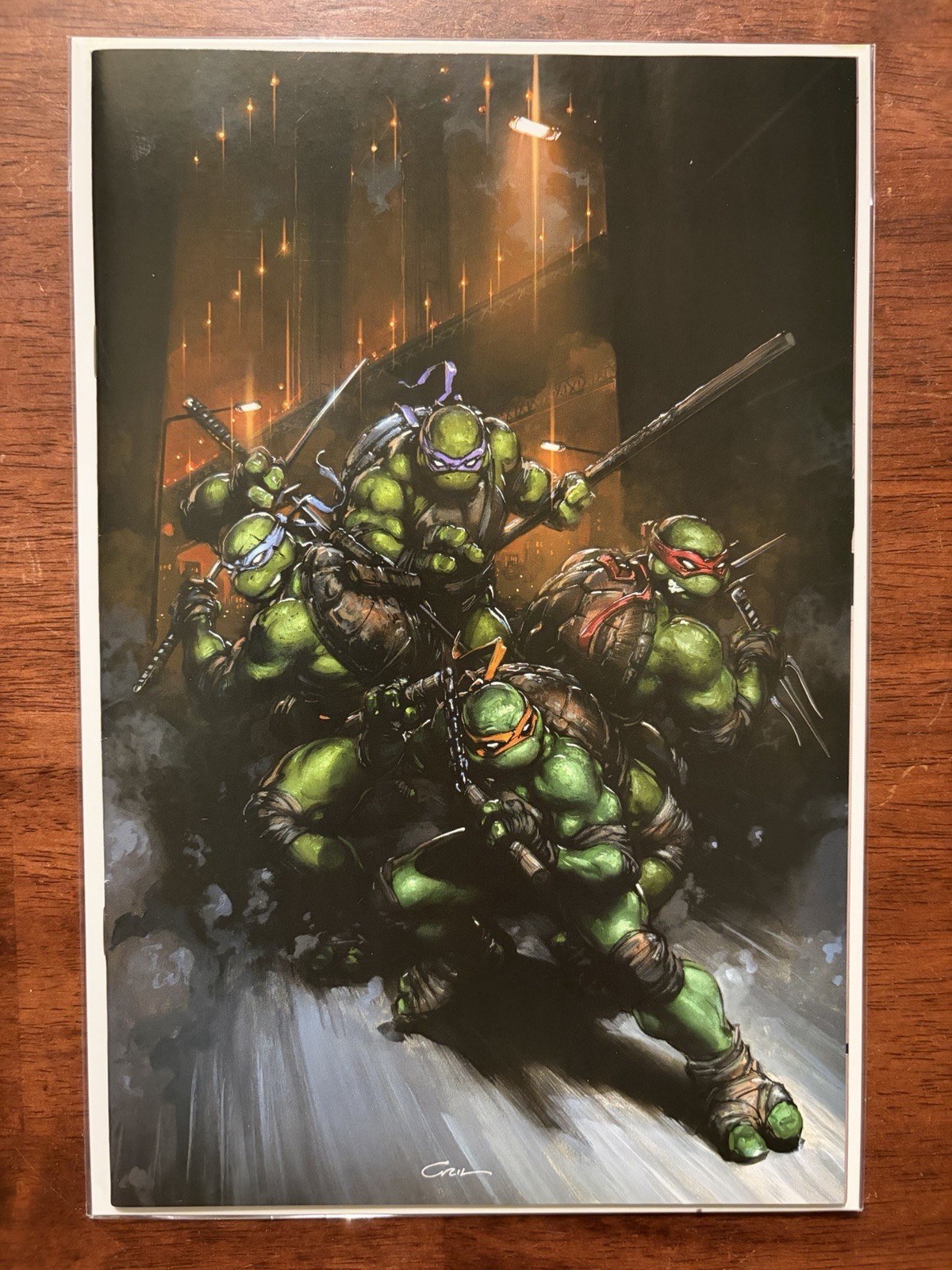 Teenage Mutant Ninja Turtles #13 - Clayton Crain Incentive Virgin Variant (1:50)