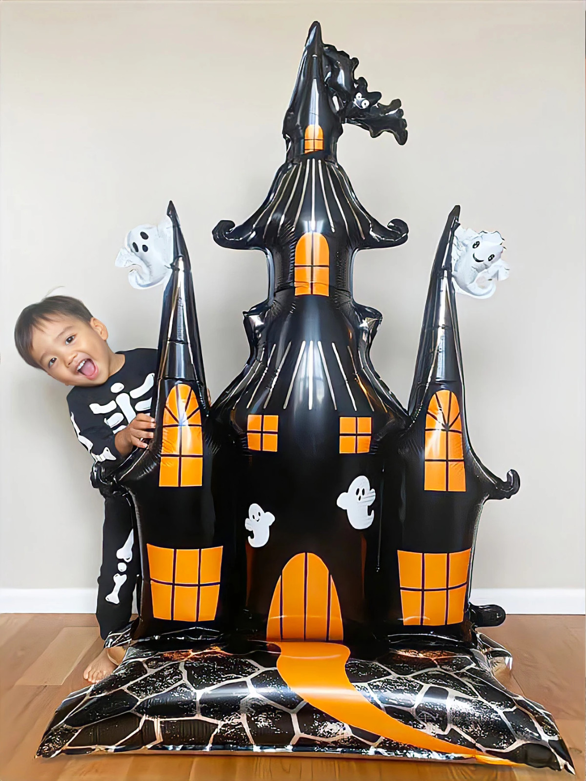 58 Inch Halloween Haunted House Castle Balloon Horror Party Decoration