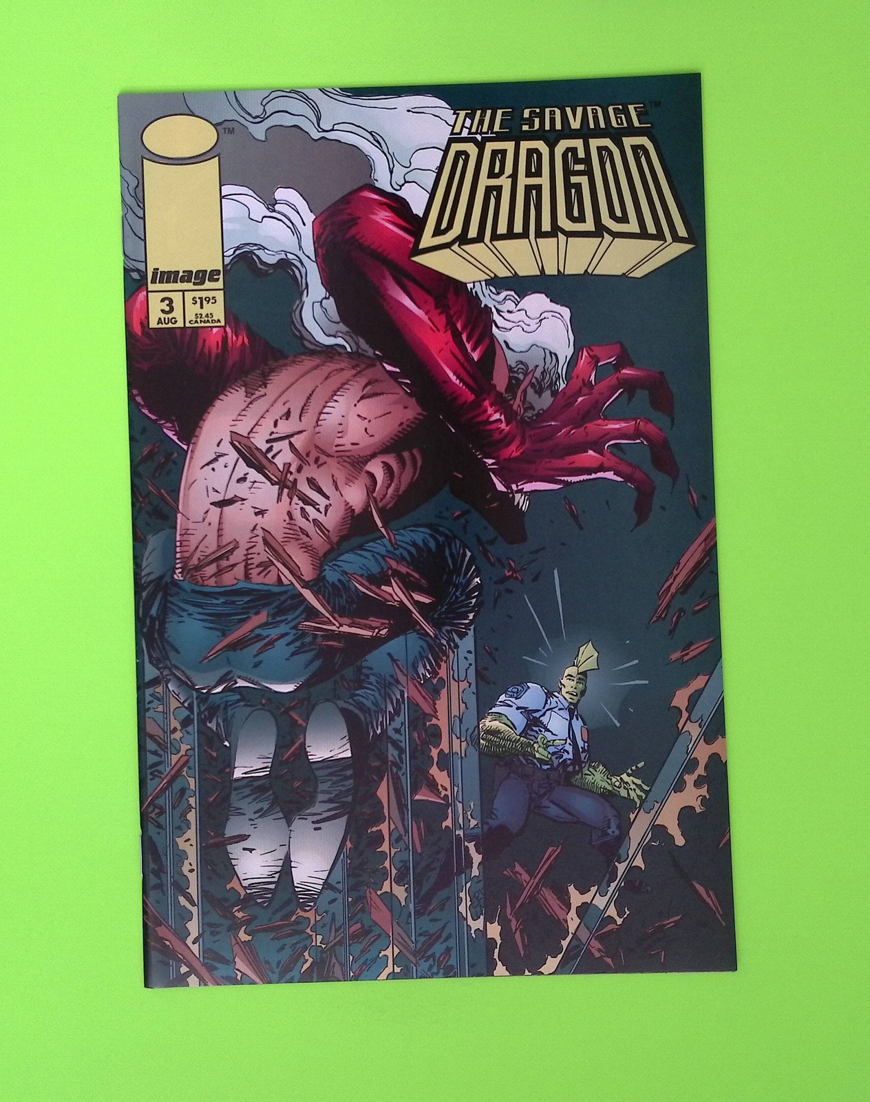 Savage Dragon #3 Vol. 2 1993 Image Comics 1st App High Grade Comic Book Q129-289