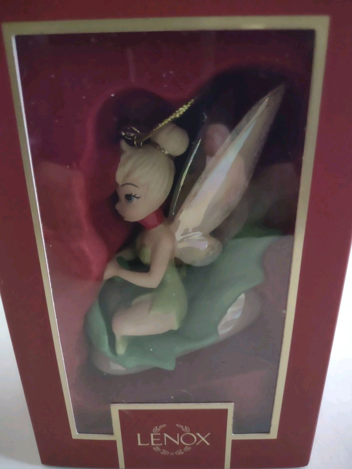  Lenox Disney Tinker Bell Sitting Pretty Ornament 2022 Retired Rare NIB New