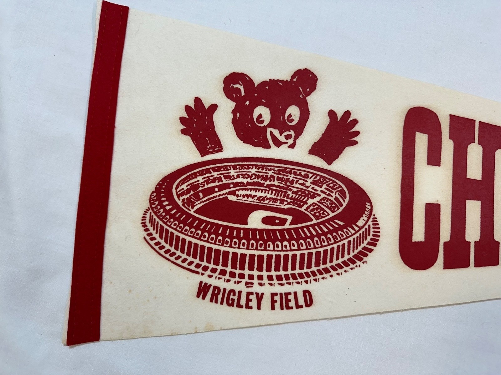 Vintage Chicago Cubs MLB Baseball Pennant