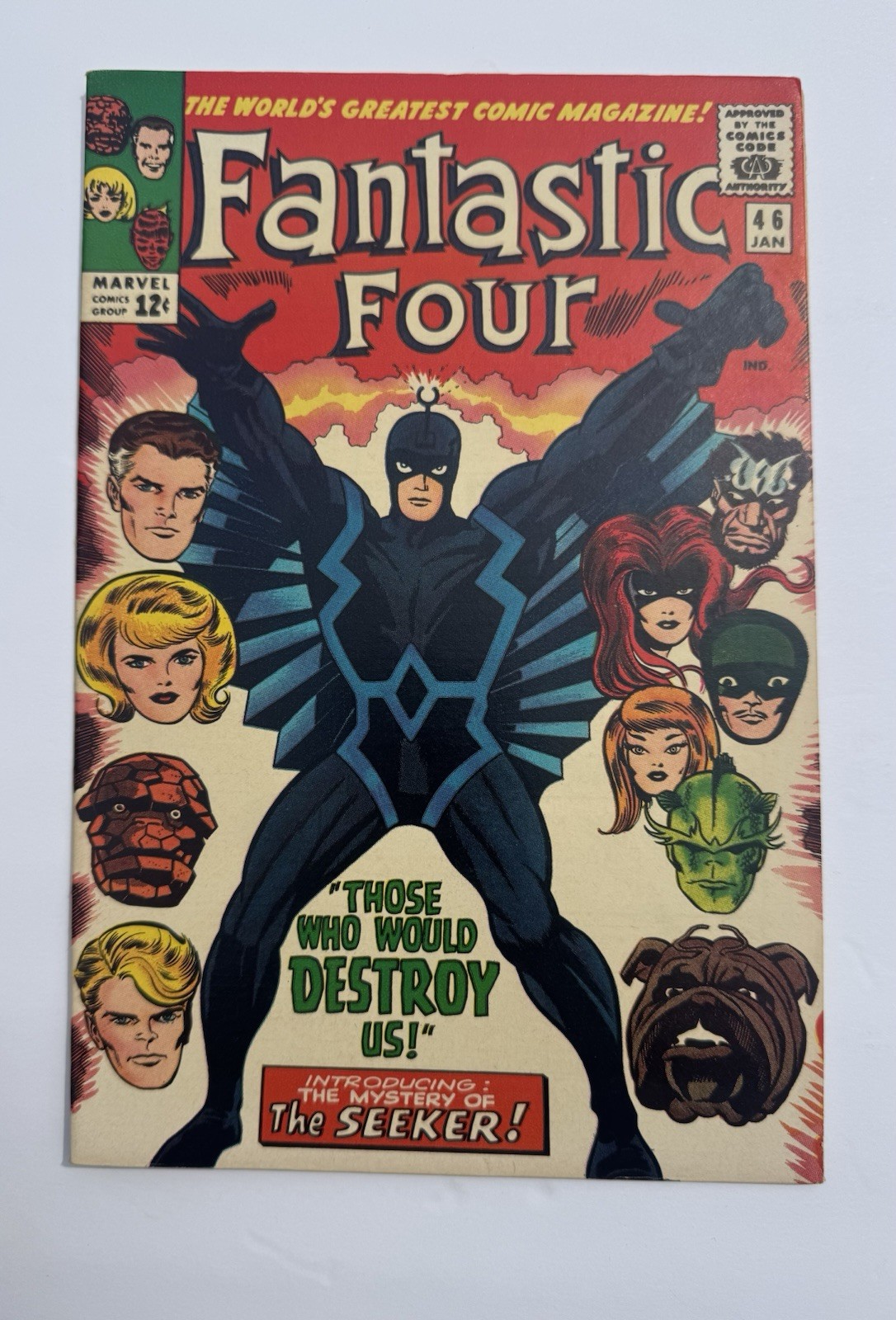 FANTASTIC FOUR #46 - STUNNING  NM- 1st App BLACK BOLT    9.6 - 9.8 