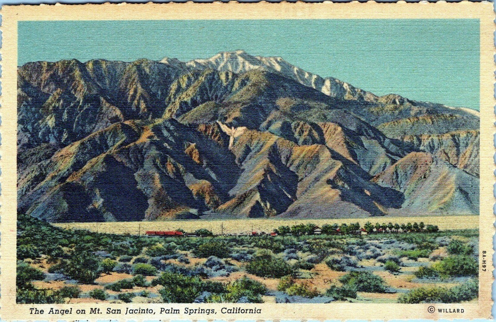 Mt. San Jacinto Palm Springs California Postcard 8A-H97 Unposted