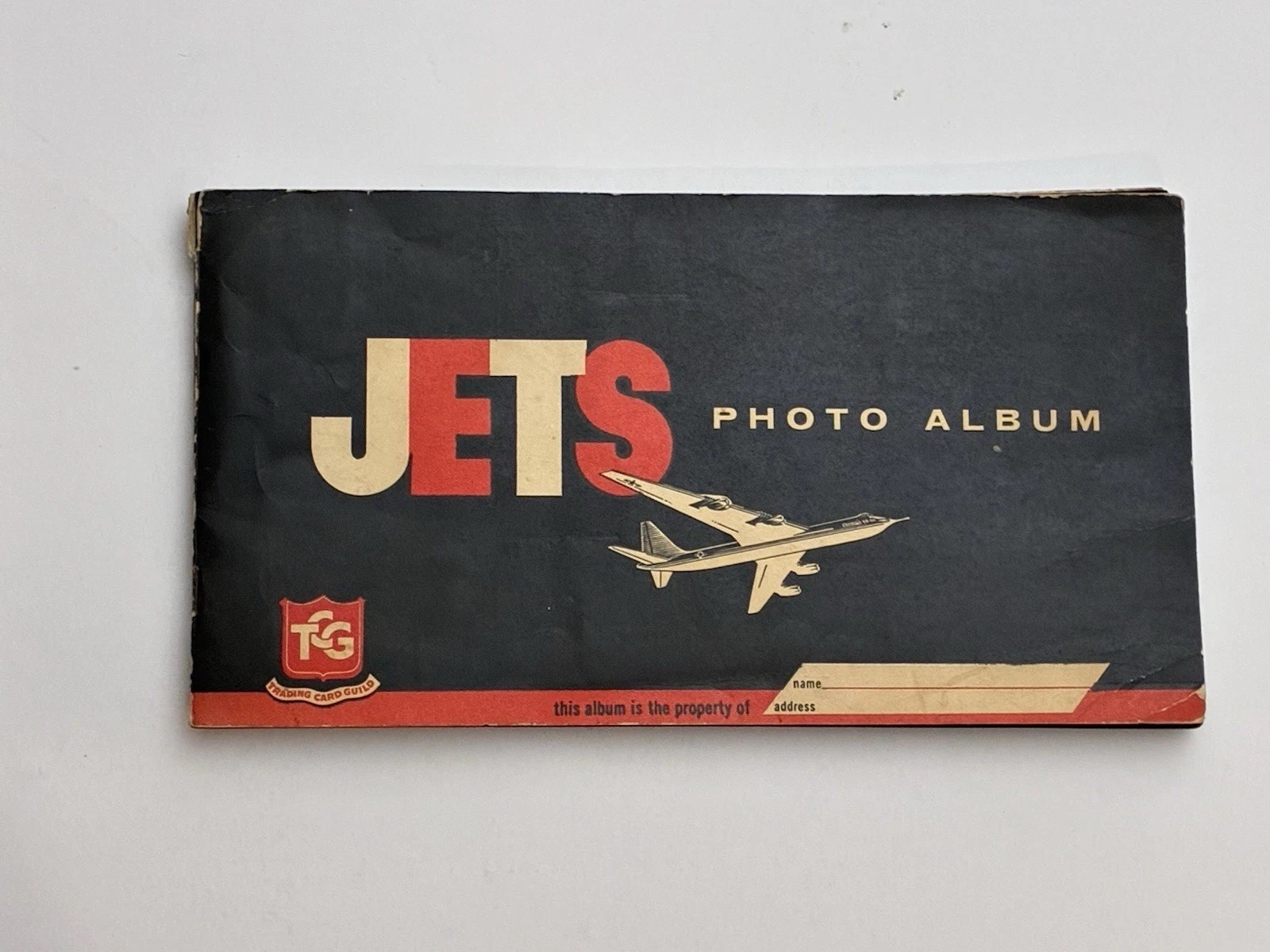 1956 Topps Jets Photo Album w/ 114 Cards Trading Card Guild R707-1 Aircraft