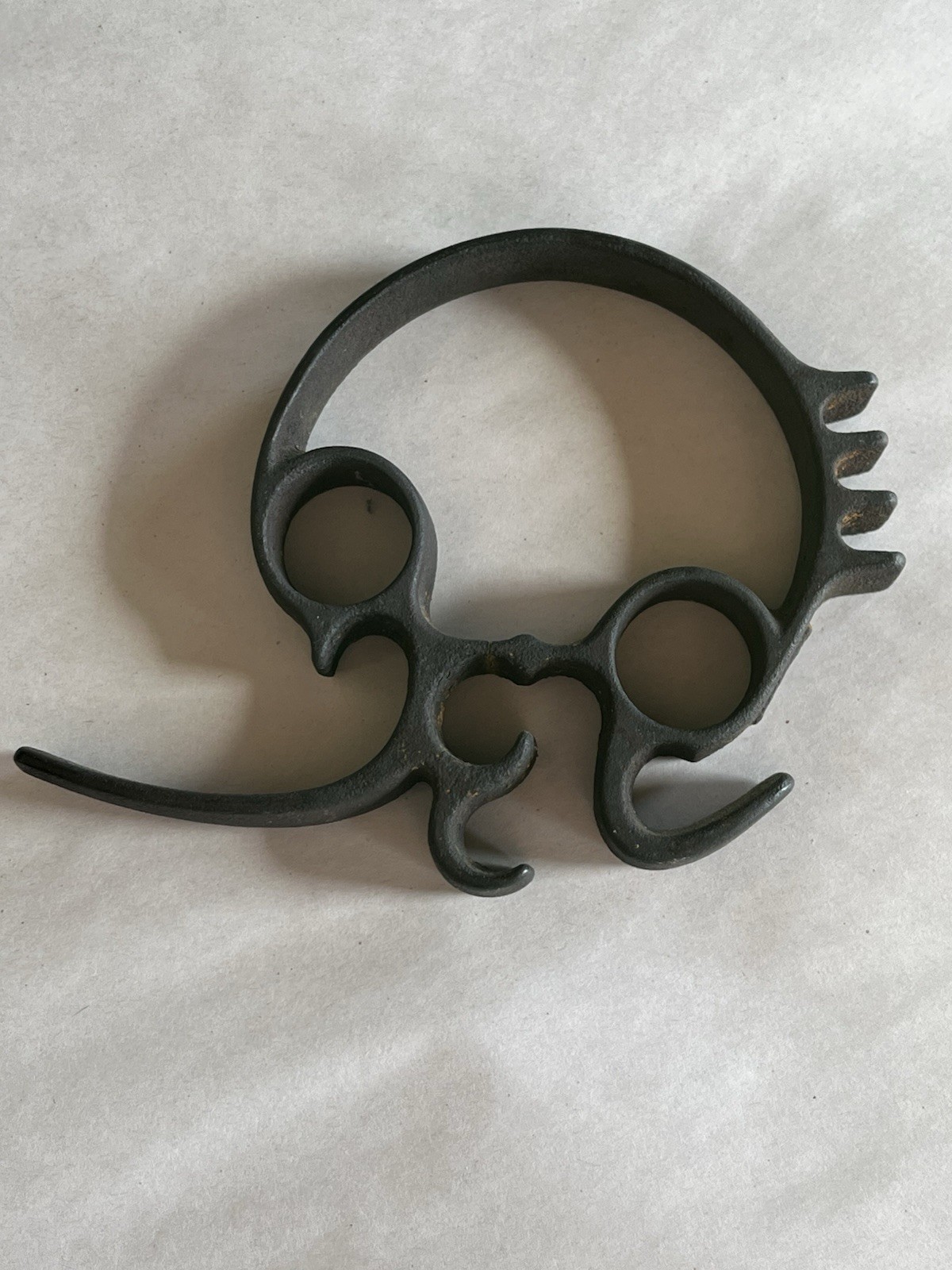 RARE 1800s Antique W.H Thayer Cast Iron 7 Way Function Kitchen Multi Tool