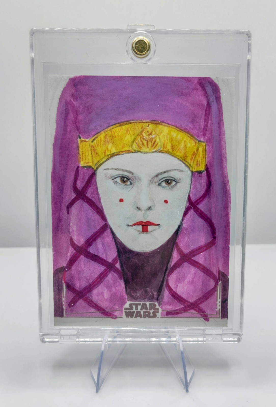 2025 Topps Star Wars Galaxy: Padme Amidala 1/1 SKETCH (Joe Ortiz) AUTOGRAPH