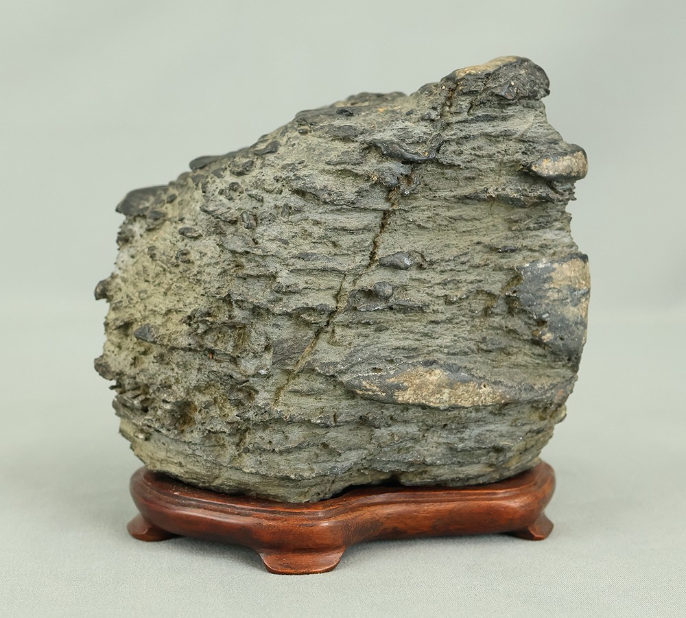 Suiseki Stone 1.9kg with Wooden Stand VB112