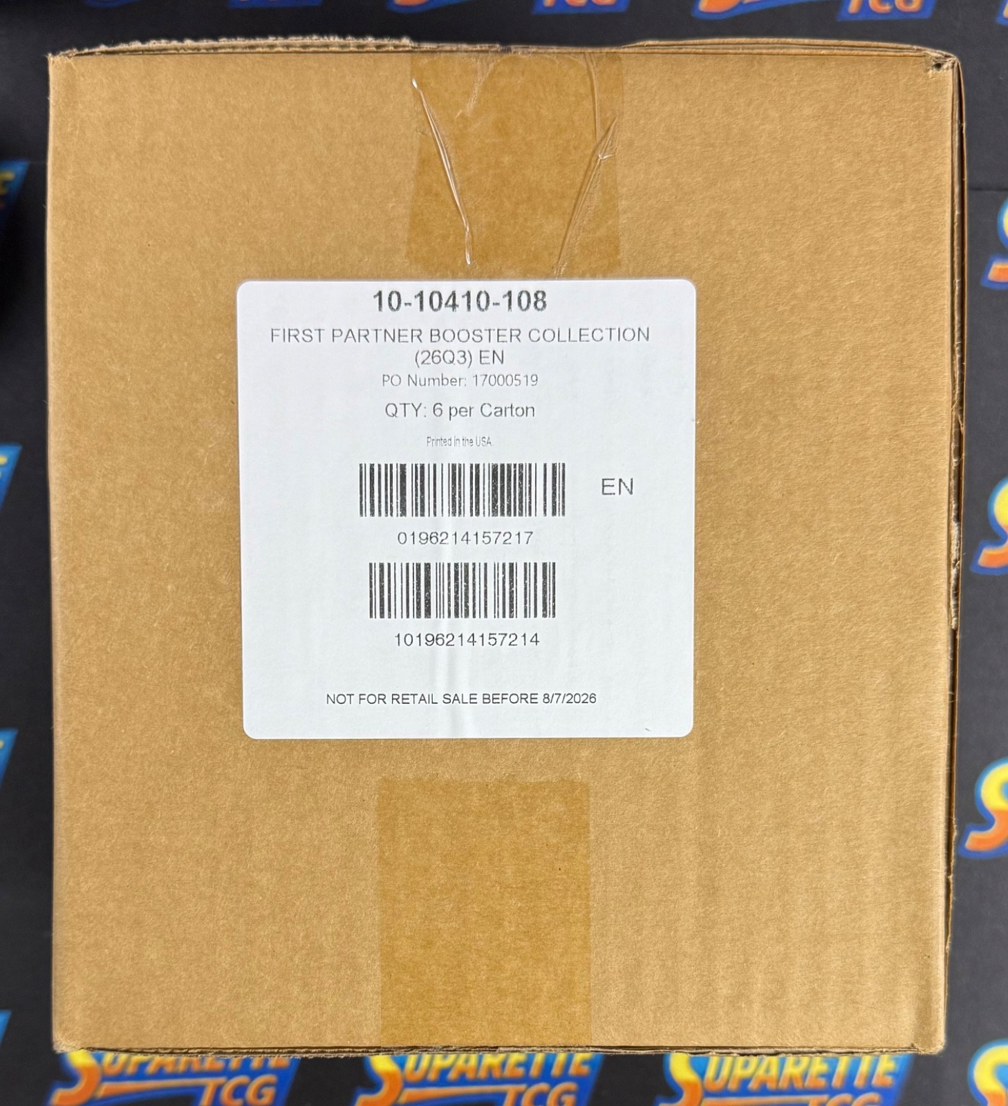 Pokemon First Partner Illustration Collection Series 3 Sealed Case of 6