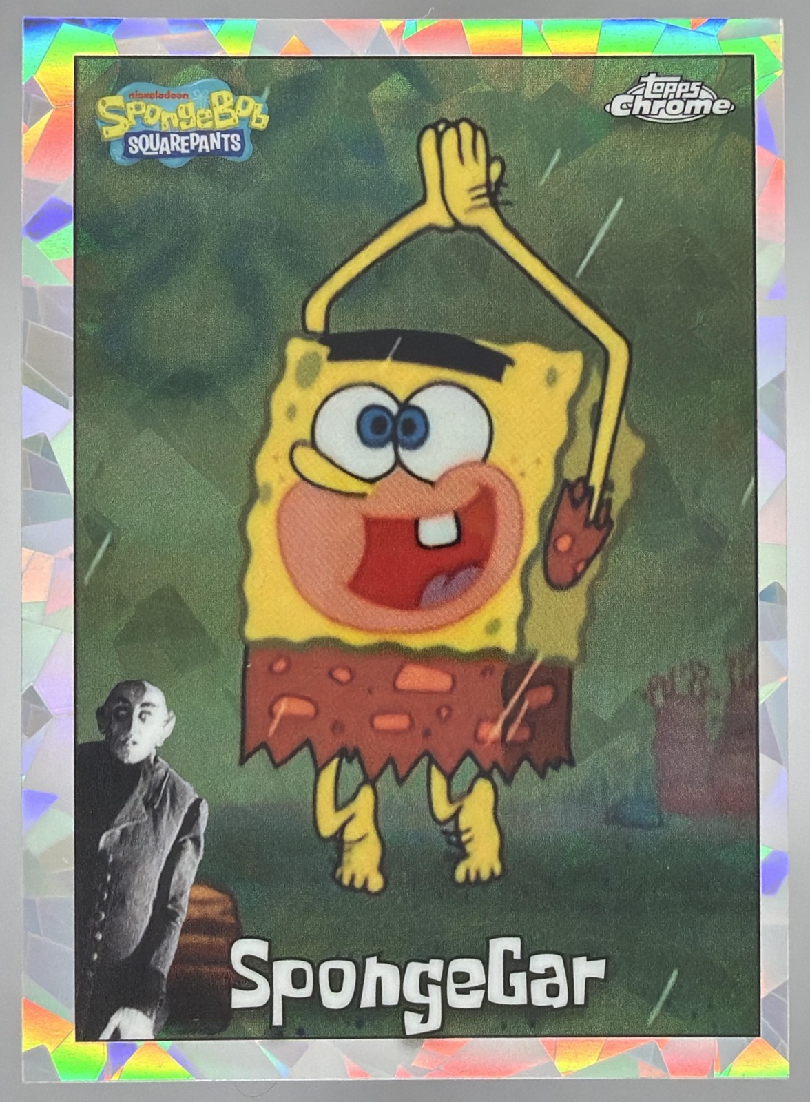 2025 Topps Chrome SpongeBob SquarePants SpongeGar Night Shift Manager /25 #43