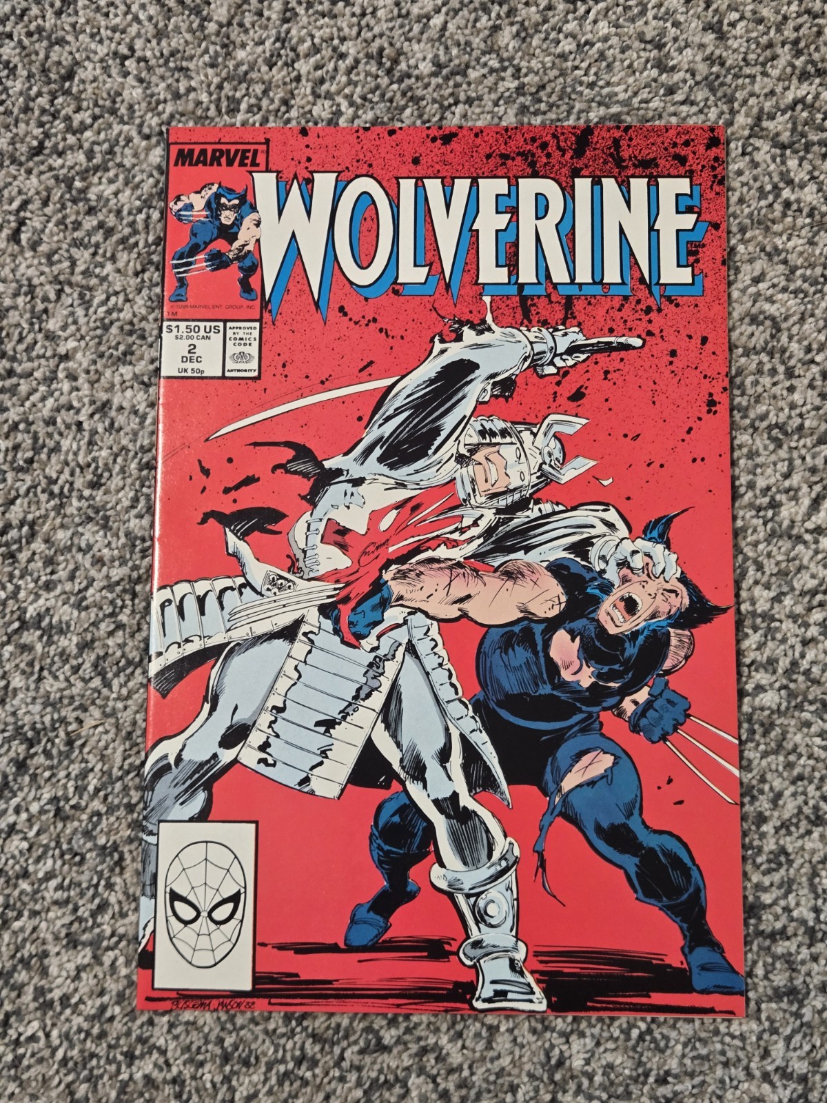 Wolverine #2 Marvel Comics (1988) NM See Pics Chris Claremont John Buscema Cover