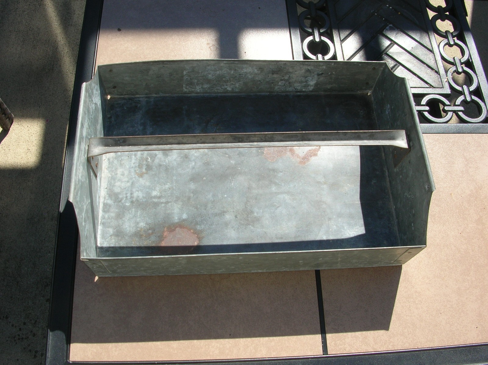 VINTAGE 1950\'S COCA-COLA 7-UP METAL COOLER TRAY